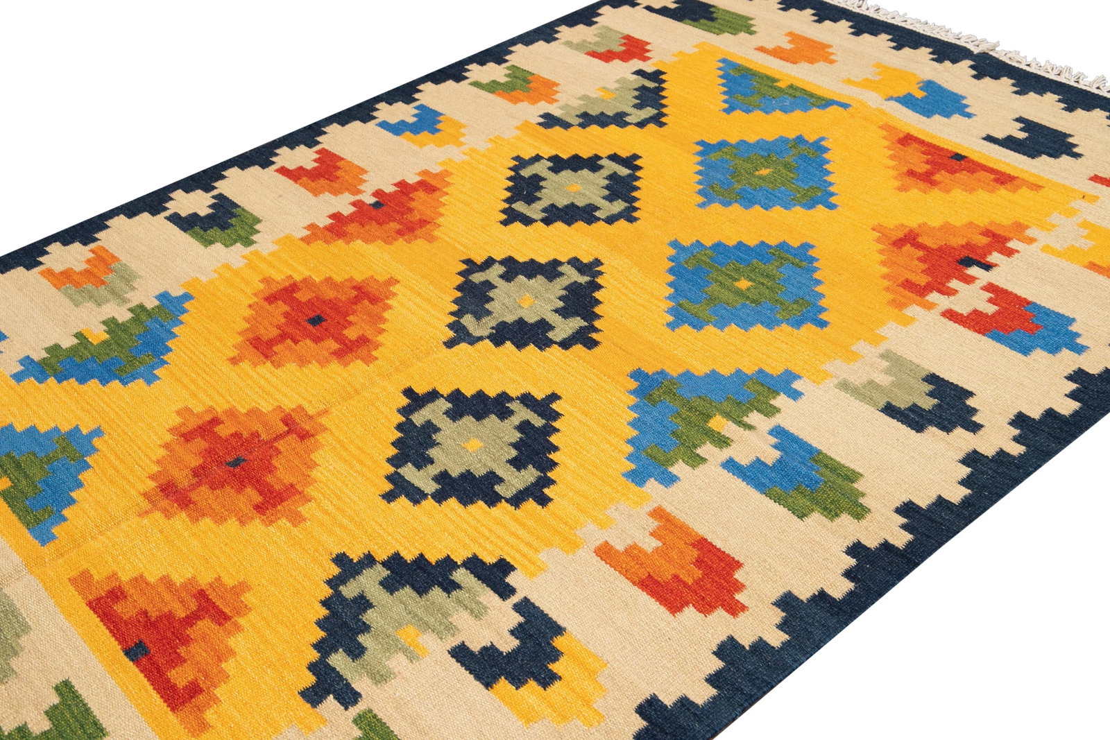 21st Century Modern Kilim Rug 5 '6'' X 8' 2''4 - 10
