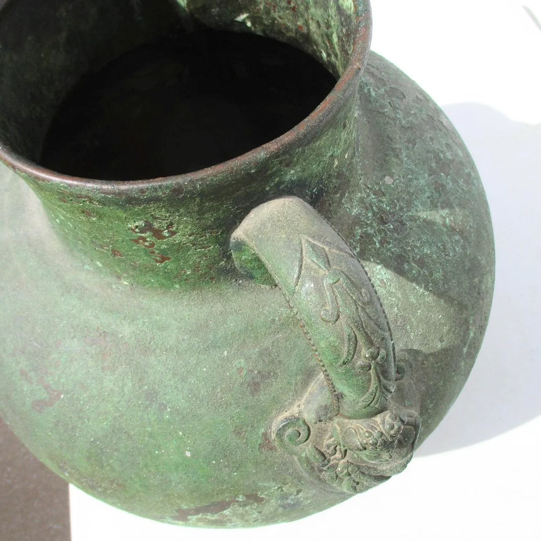 Antique Grand Tour Two Handled Bronze Vessel - 7