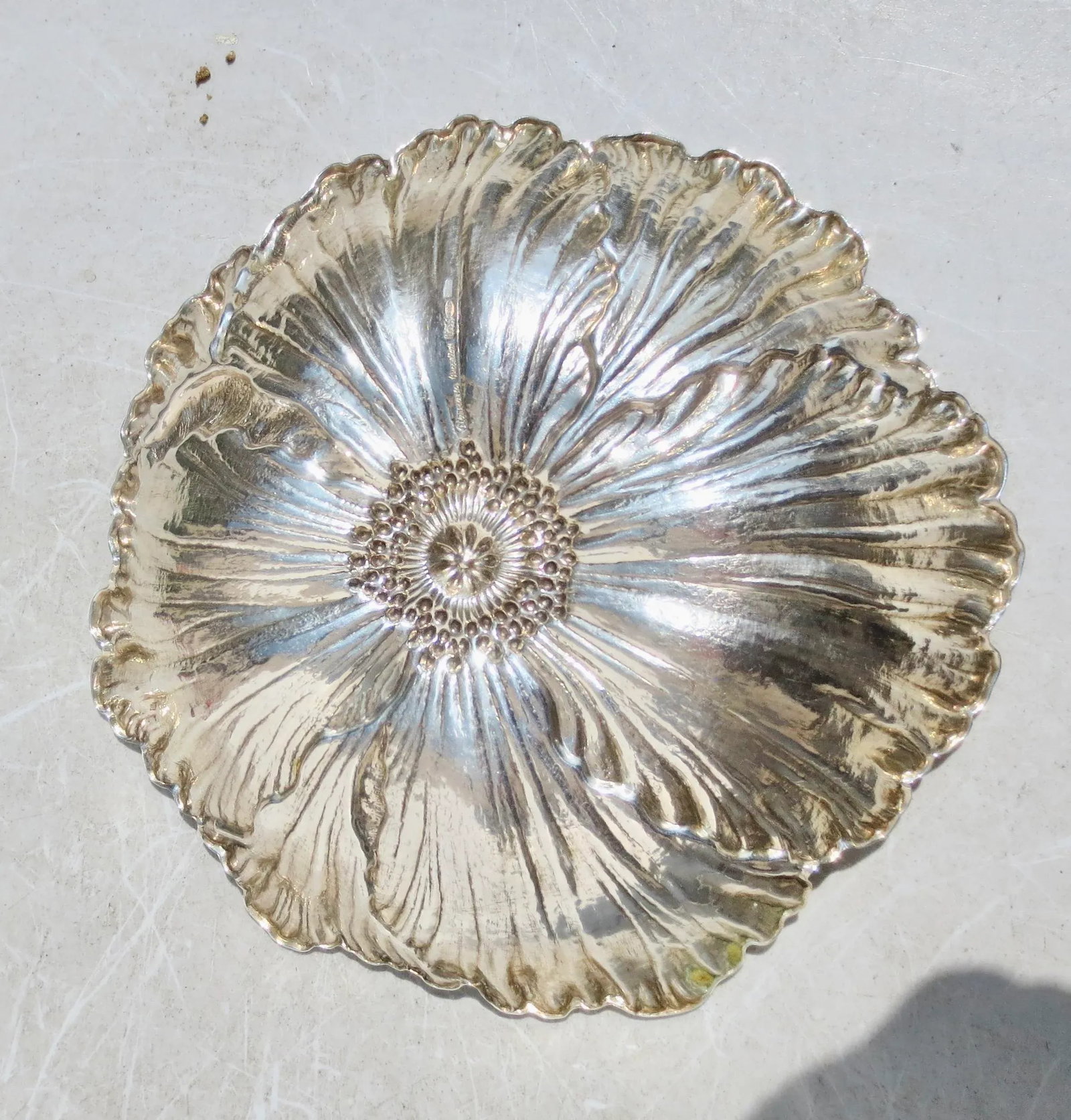 Buccellati Sterling Silver "Poppy" Bowl Large Size. - 6