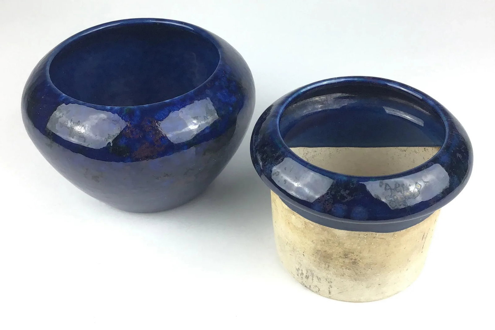Artisan Clay Pottery Two Part Planter - 2
