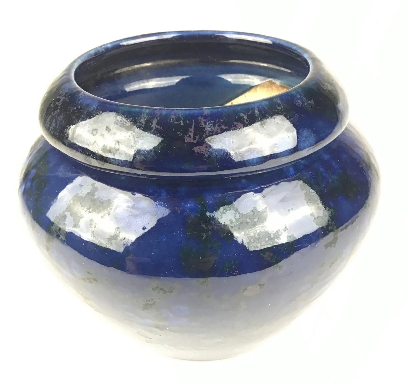 Artisan Clay Pottery Two Part Planter - 3