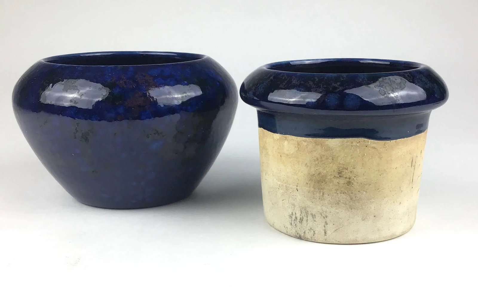 Artisan Clay Pottery Two Part Planter - 4