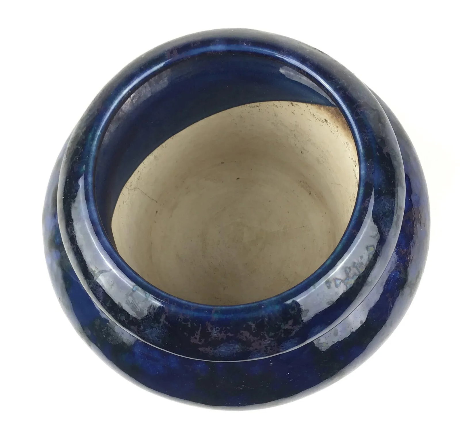 Artisan Clay Pottery Two Part Planter - 6
