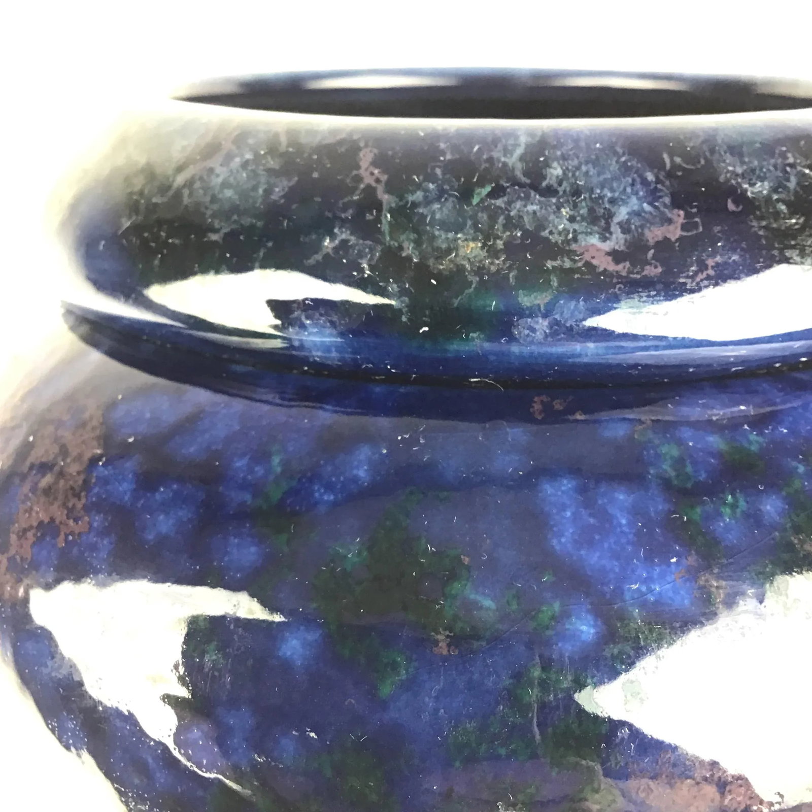 Artisan Clay Pottery Two Part Planter - 8