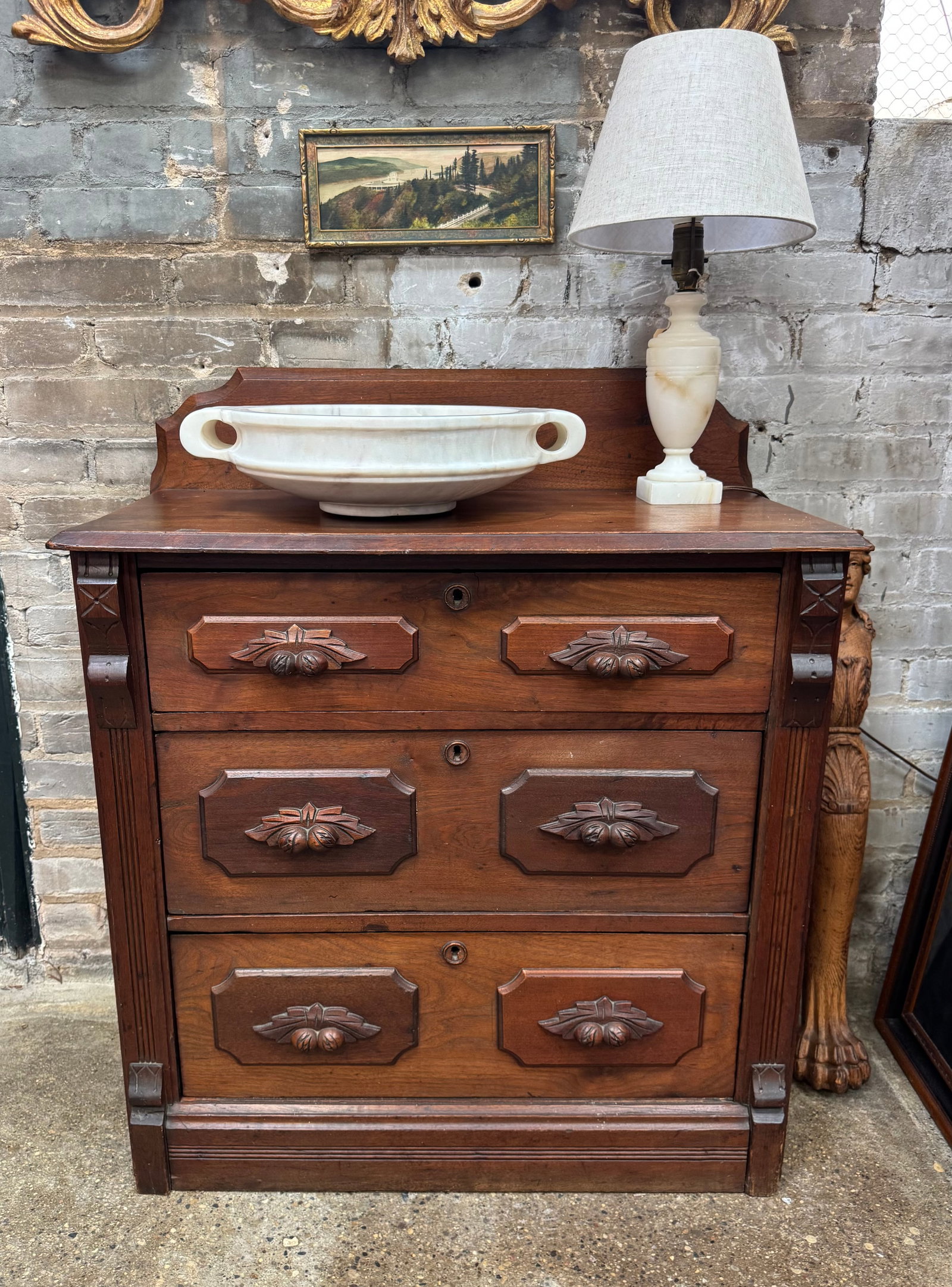Antique Victorian Eastlake Commode - 4