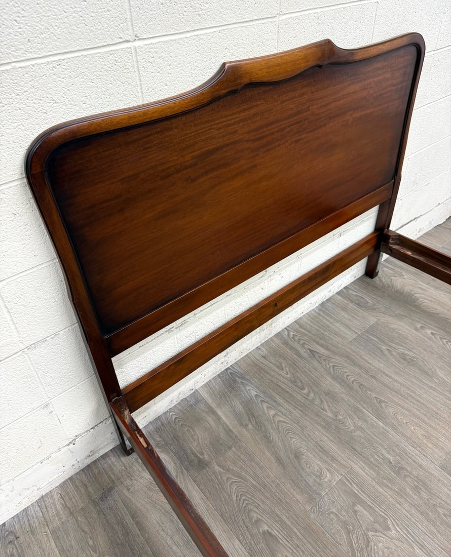 Vintage Full Size Kindel Grand Rapids Oxford 176e Chippendale Style Bed - 5