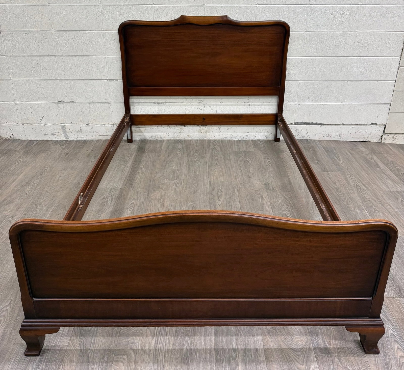 Vintage Full Size Kindel Grand Rapids Oxford 176e Chippendale Style Bed - 6