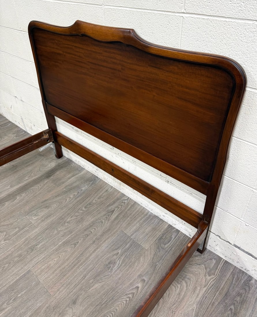 Vintage Full Size Kindel Grand Rapids Oxford 176e Chippendale Style Bed - 8