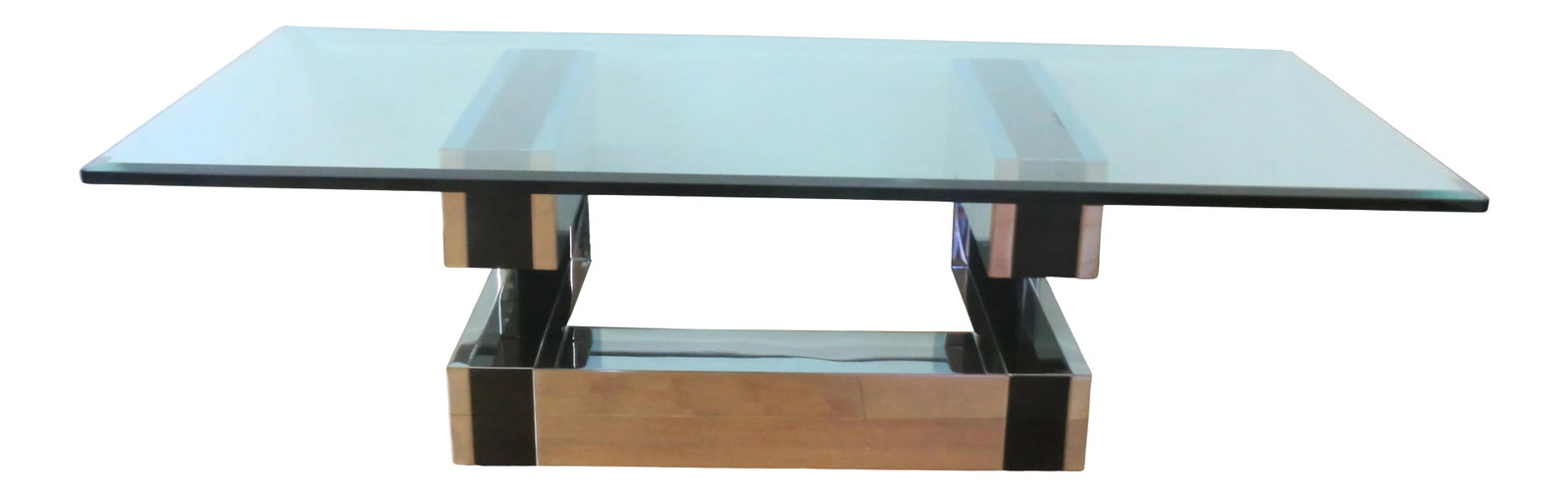 Chrome Coffee Table Styled From Paul Evans (1 of 6)