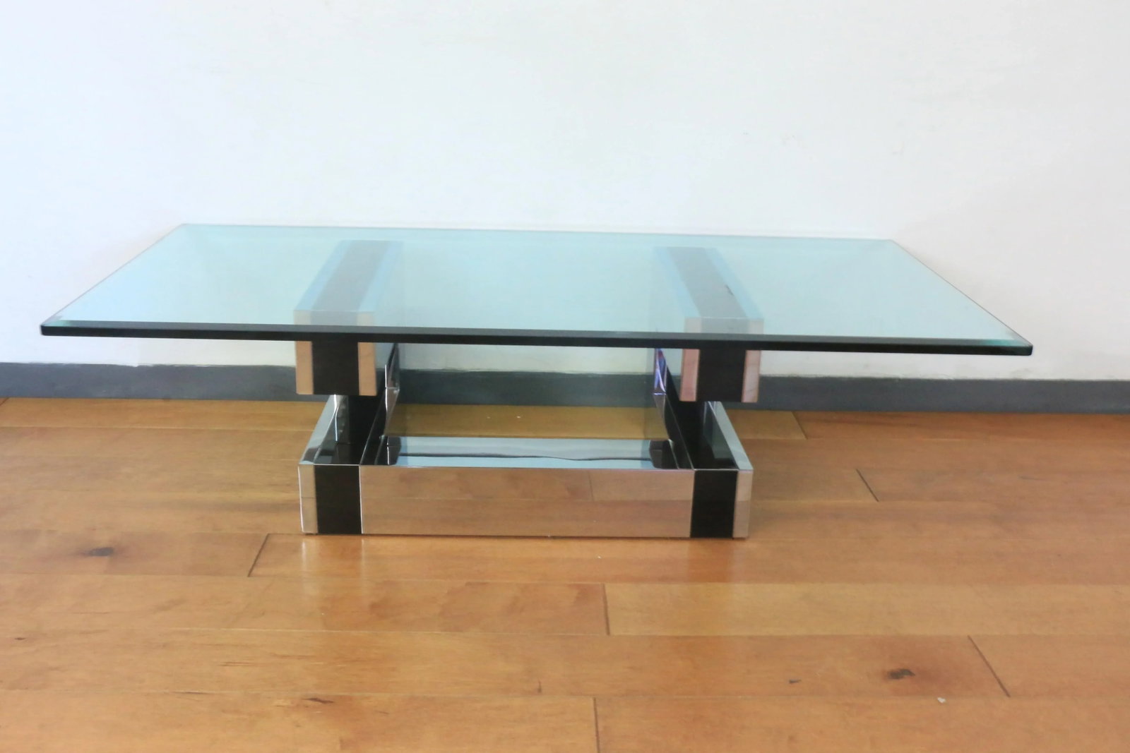 Chrome Coffee Table Styled From Paul Evans - 6