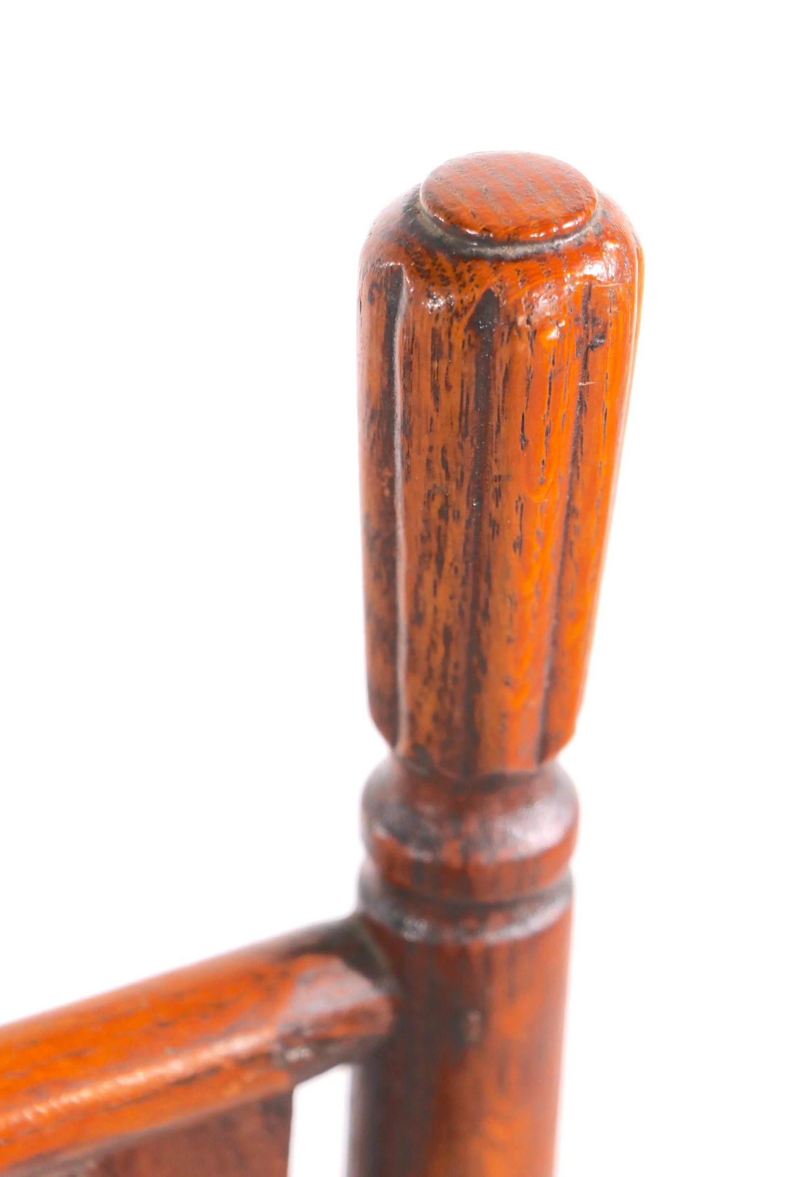 Extra Grade Oak Chair With Lion Head Decoration - 10