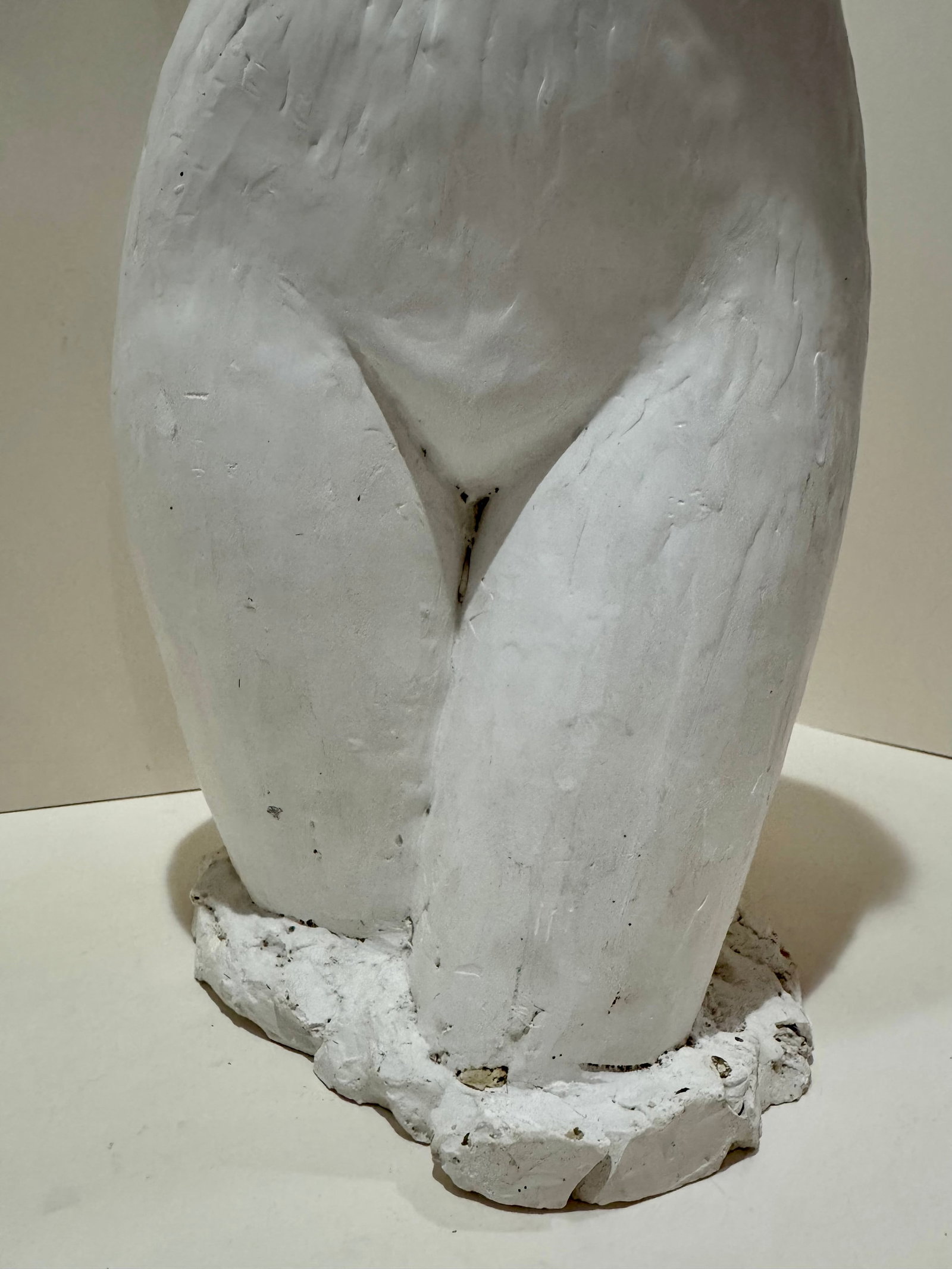 1960s Larry Mohr White Plaster Female Torso Sculpture Signed Estate Mid Century Modern - 4
