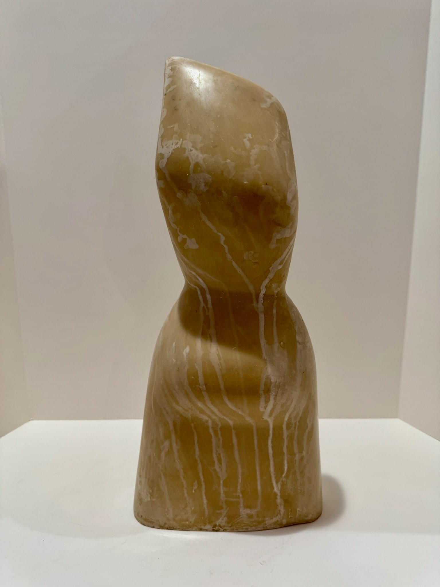 Mid 20th Century Larry Mohr Signed Resin Figurative Sculpture Abstract Female Form Modernist - 4