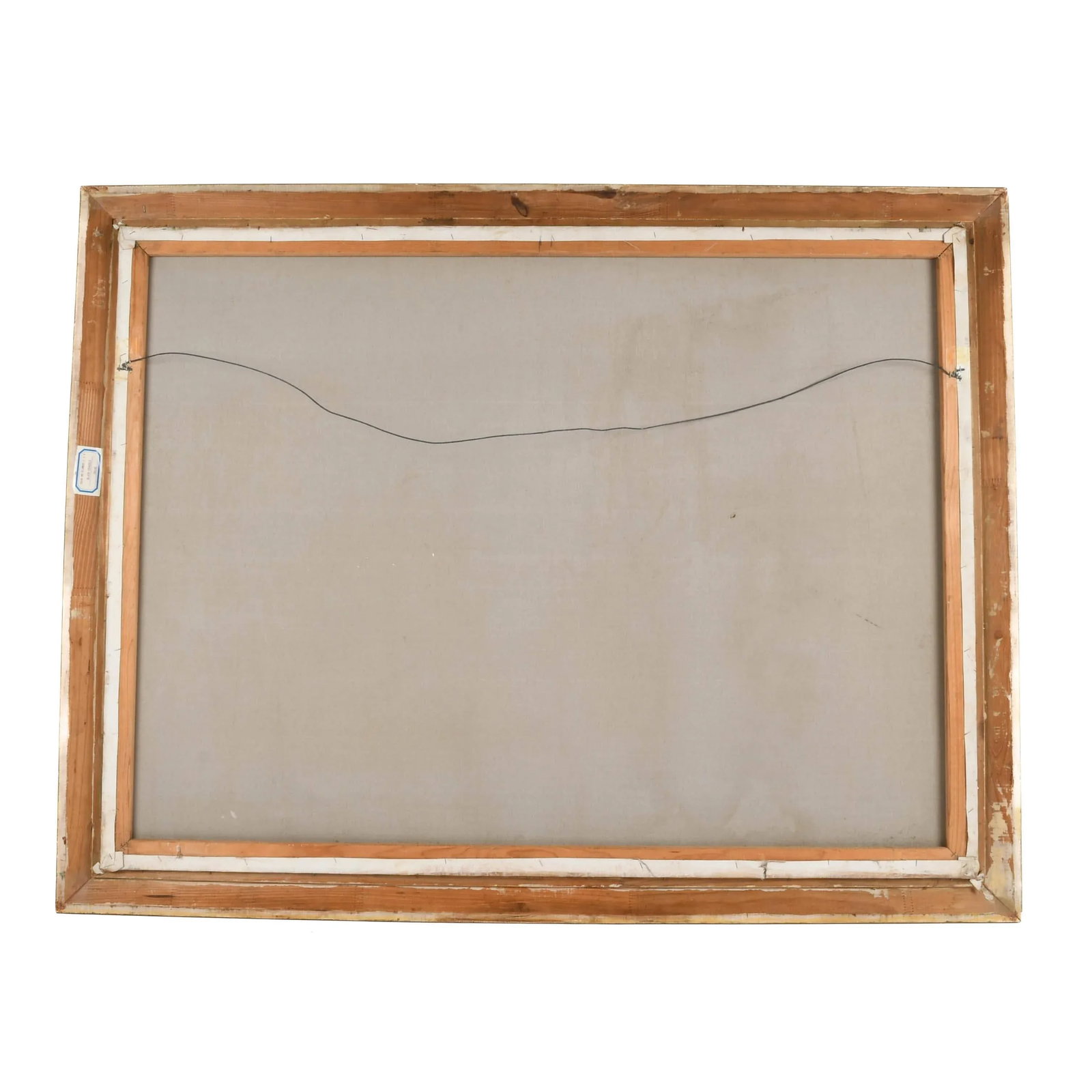 Framed Signed Creation of Adam After Michelangelo Oil on Canvas - 5