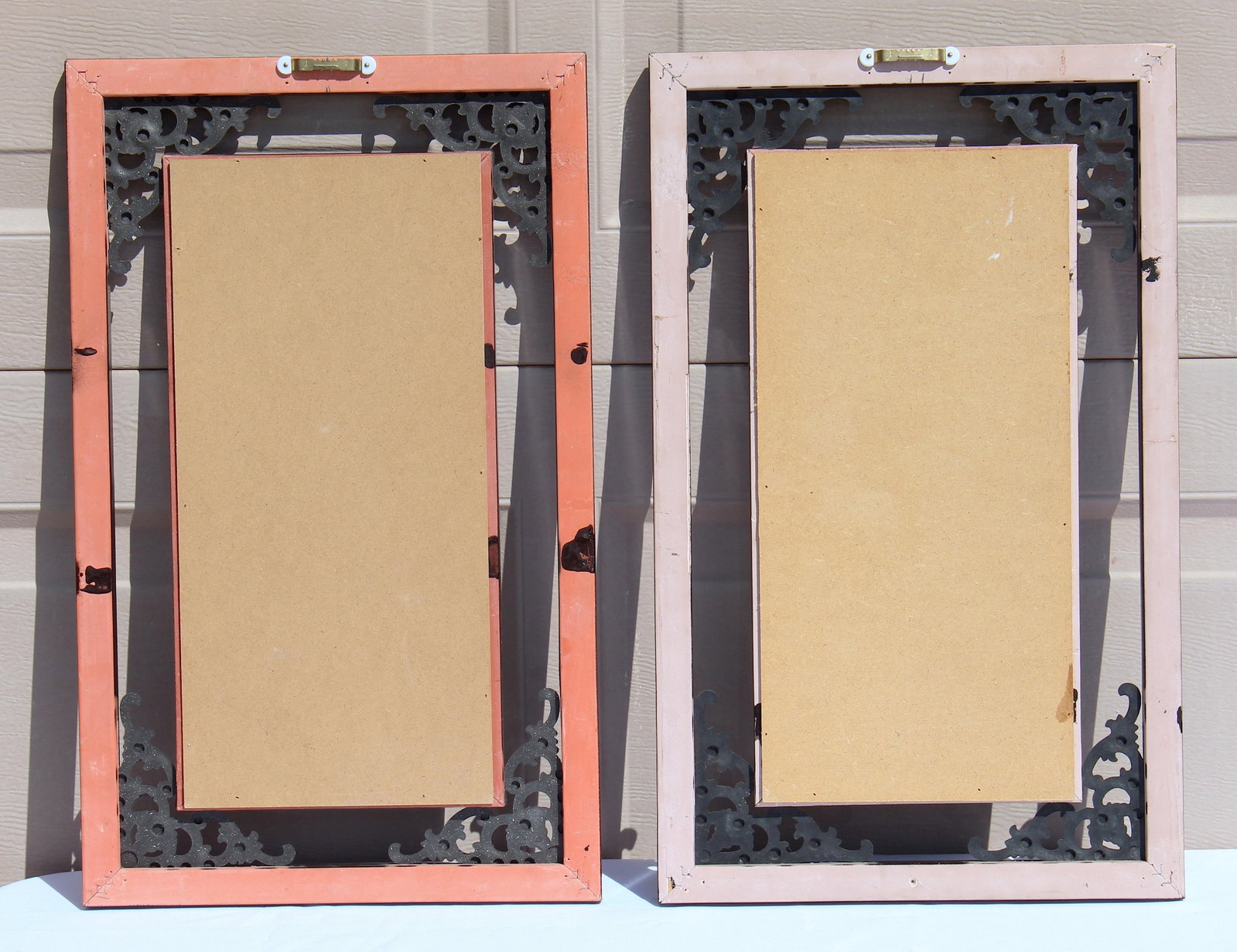 Vintage Chinese Mother-of-Pearl Inlay Chrysanthemum Wall Panels - Ornate Carved Wood Frames - Chinoi - 13