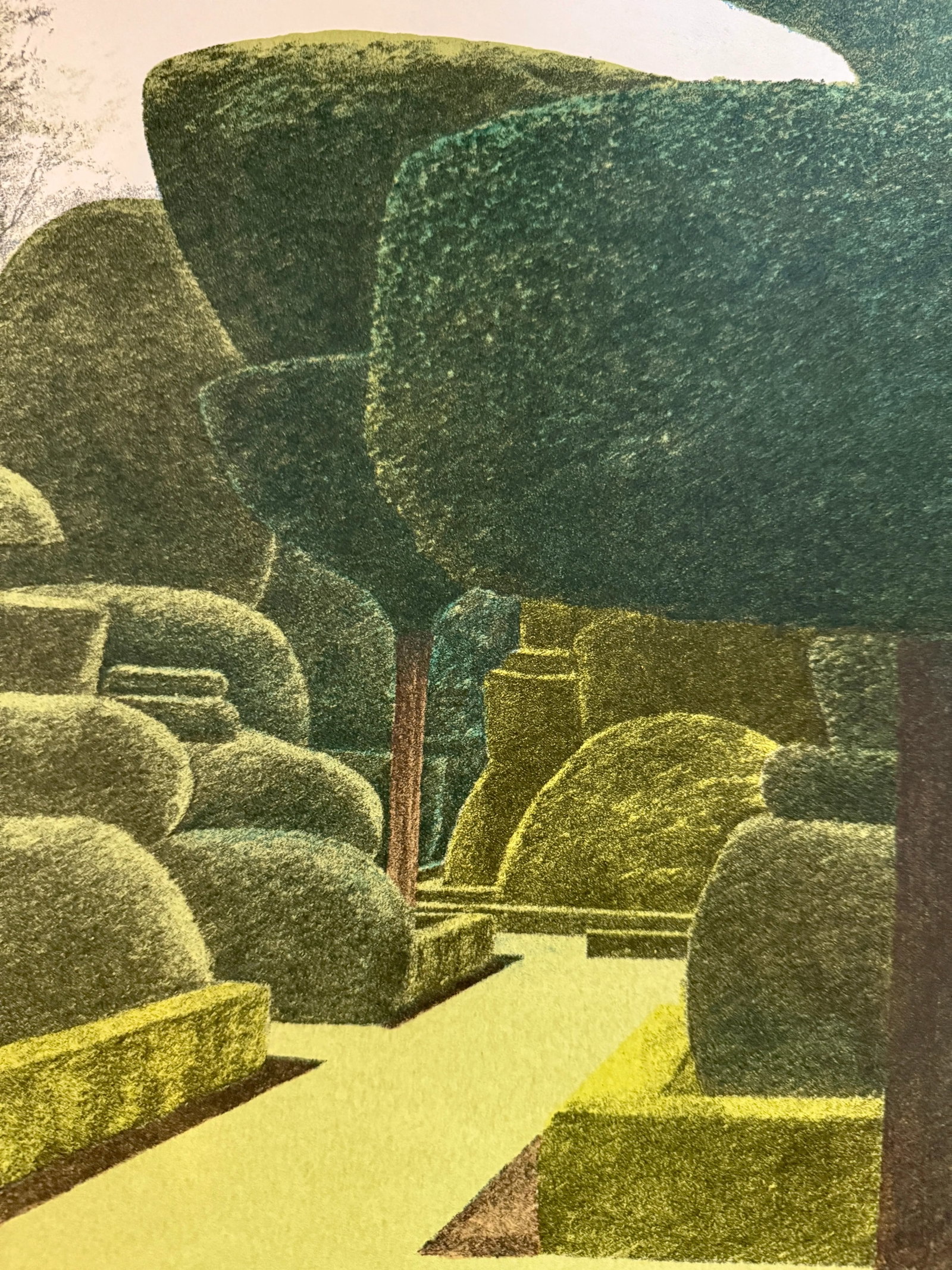 Seriolitograph "Levene Hall I" 4/75 by Arthur Byrne 1979 - 5