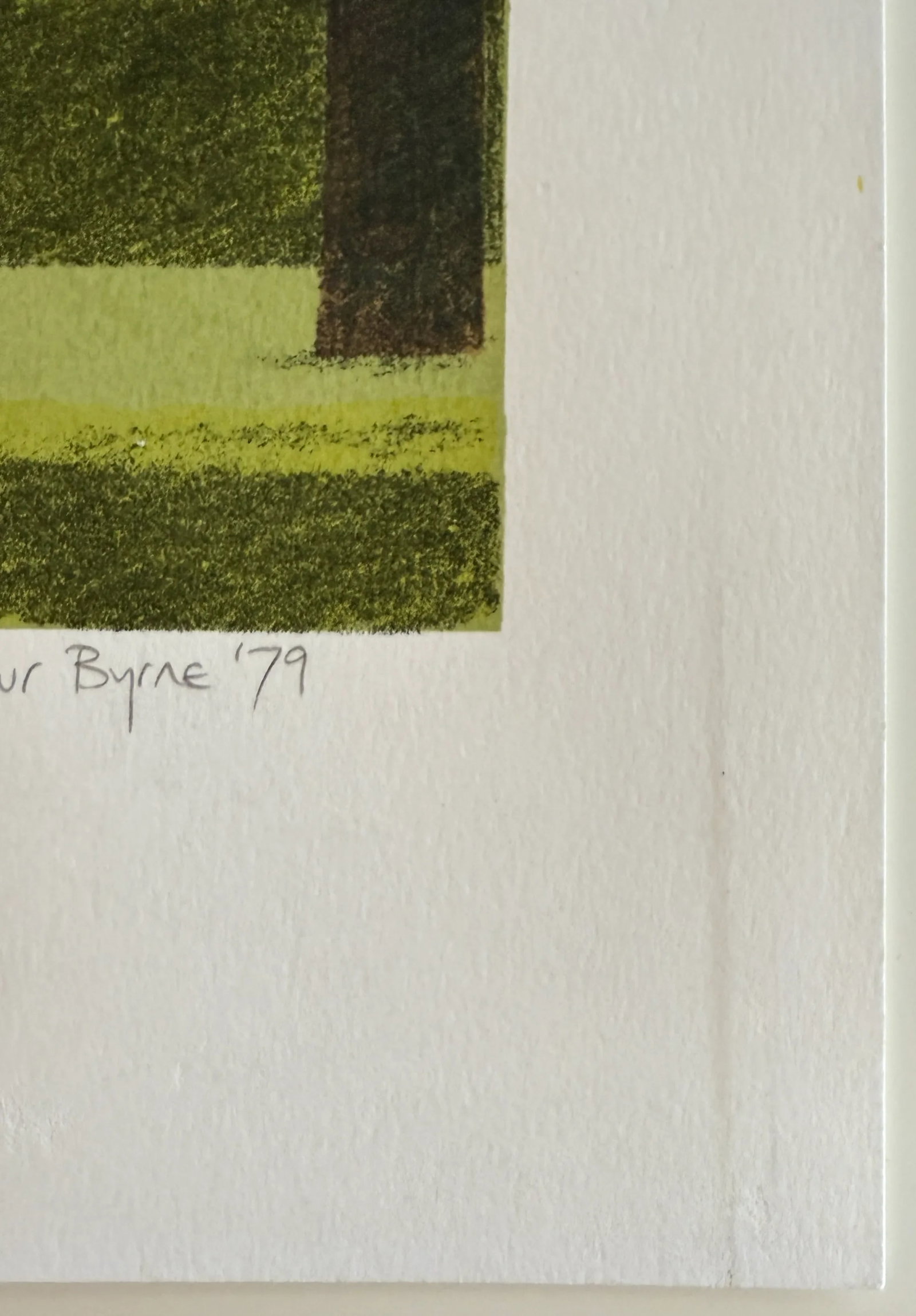Seriolitograph "Levene Hall I" 4/75 by Arthur Byrne 1979 - 9