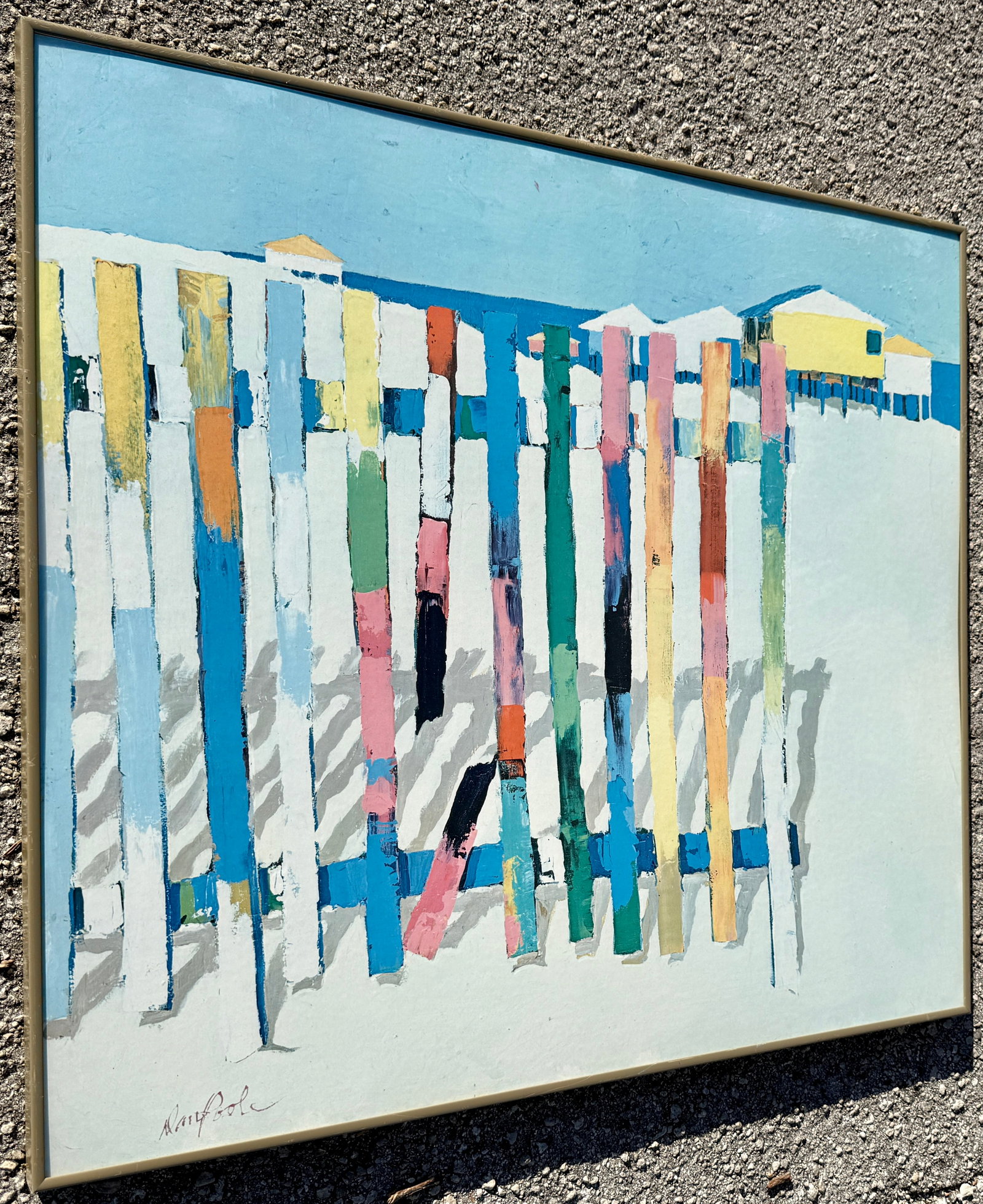 "Rainbow Beach" by Dan Poole Offset Print - 2