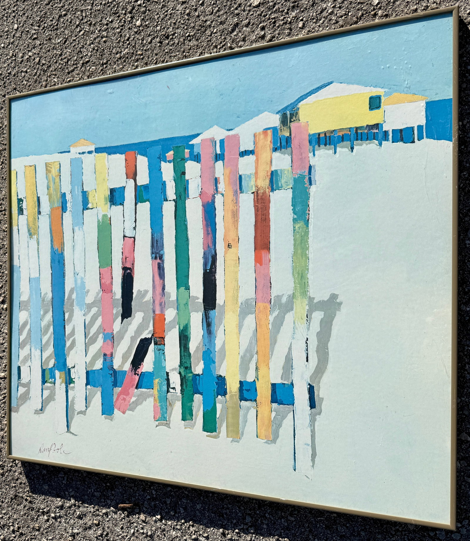 "Rainbow Beach" by Dan Poole Offset Print - 3