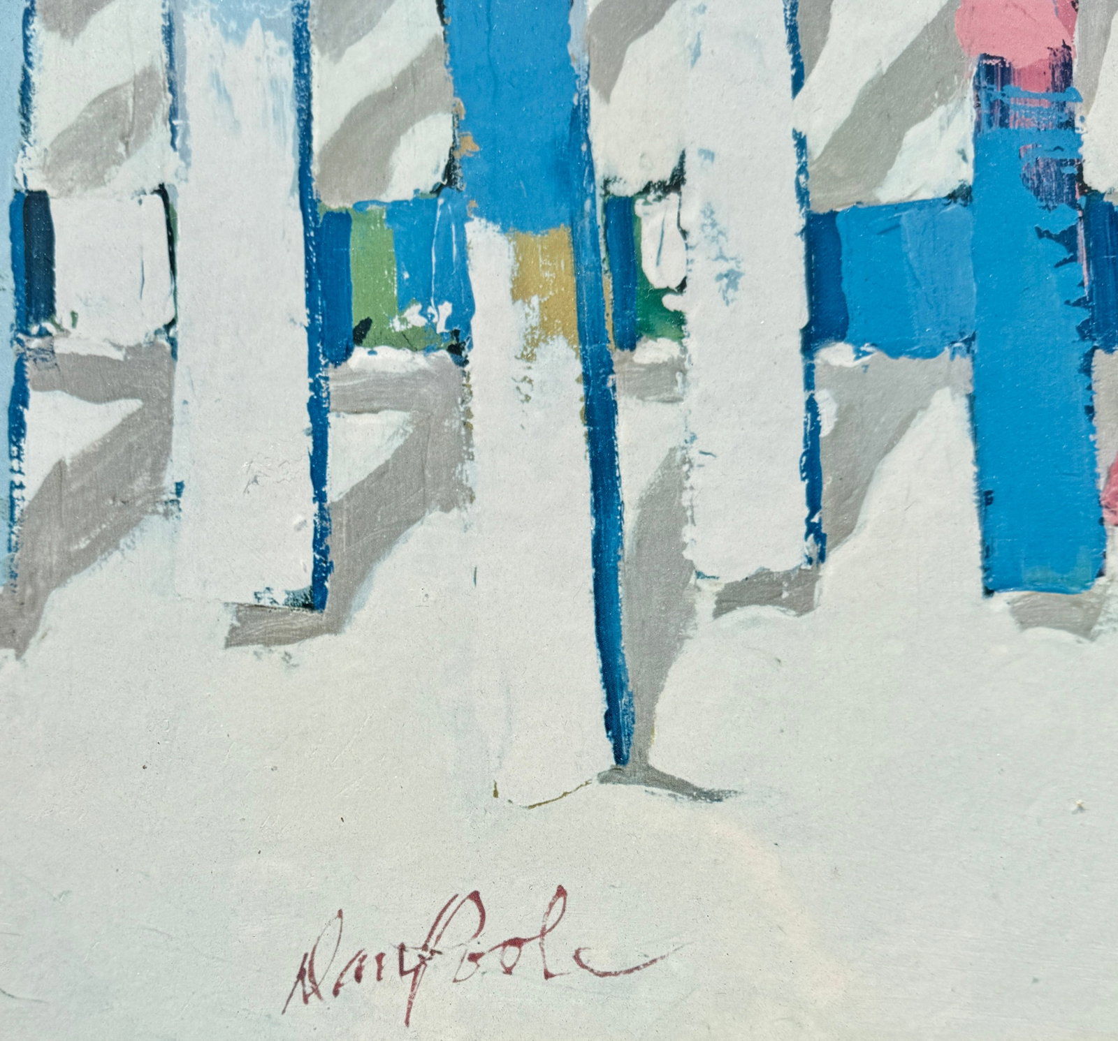 "Rainbow Beach" by Dan Poole Offset Print - 4
