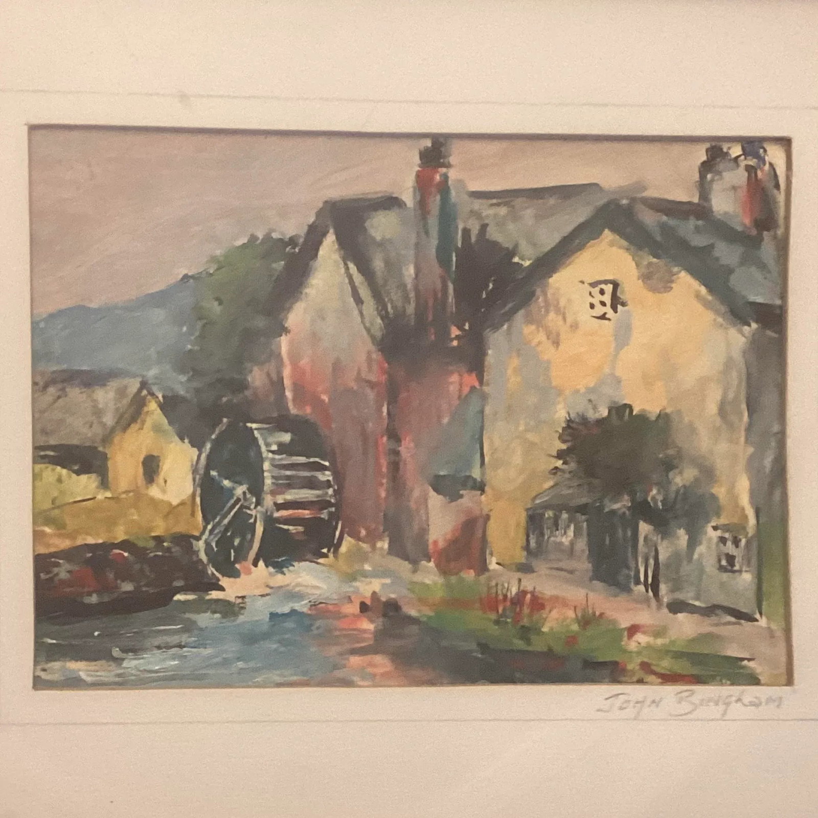 Water Wheel Painting by John Bingham - 3