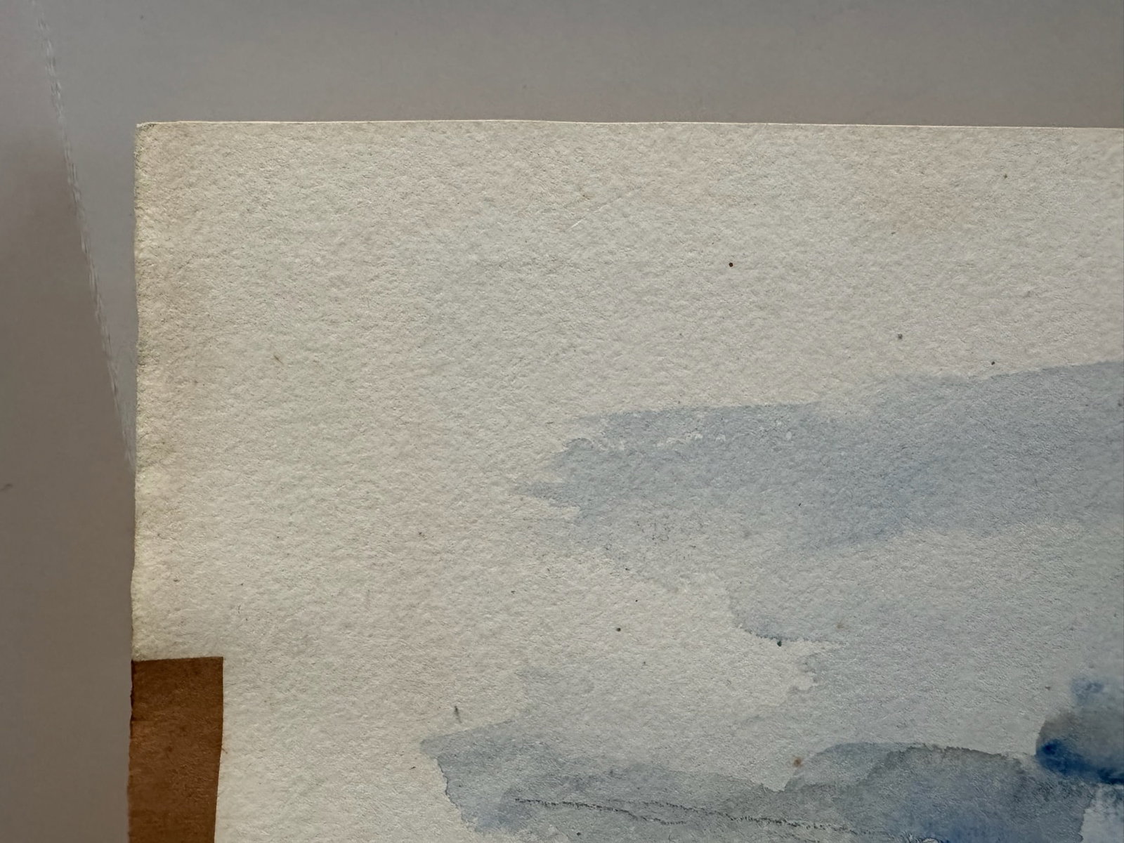 Henry Emil Salloch Original Watercolor on Paper Mountain Valley 1940 - 5