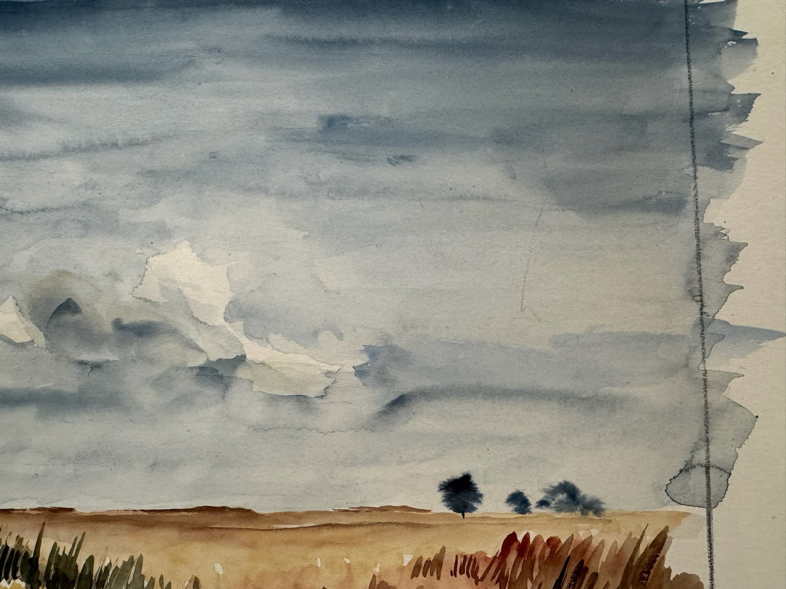 Henry Emil Salloch Original Watercolor on Paper River of Grass, Florida. 1948 - 3