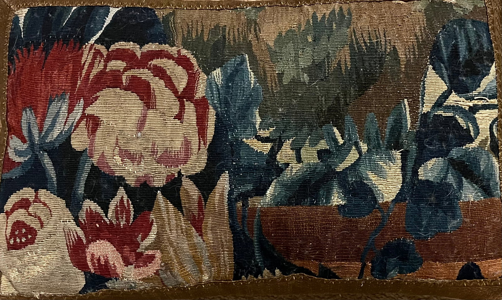 Antique 18th Century French Aubusson Verdure Tapestry Pillow - 2