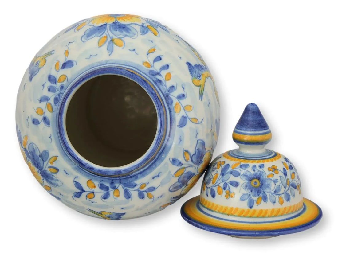 Midcentury Portuguese Faience Urn - 2