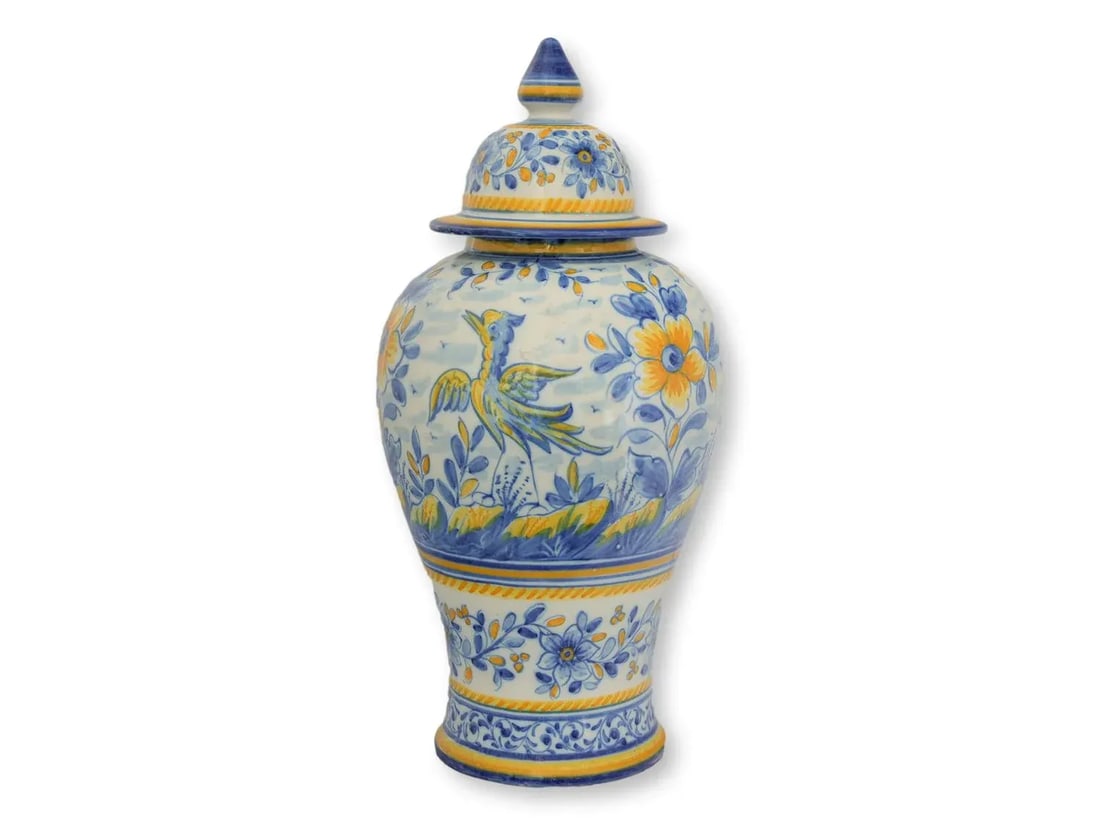 Midcentury Portuguese Faience Urn - 4