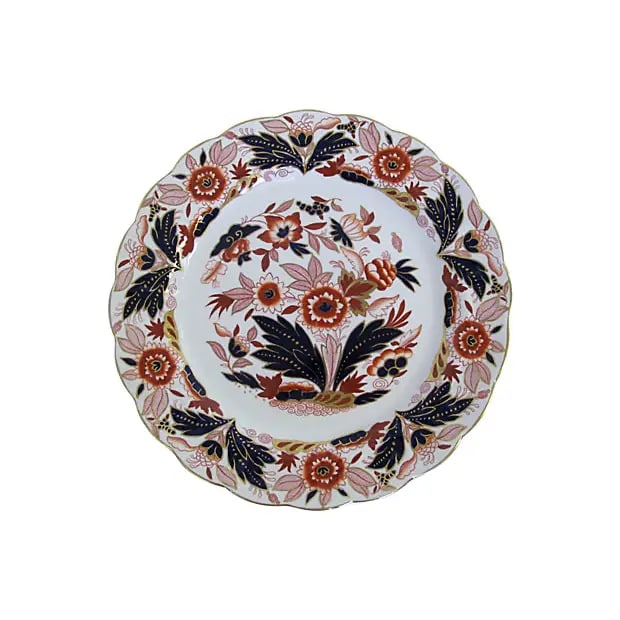 1930s English Gaudy Welsh Serving Charger / Platter - 3