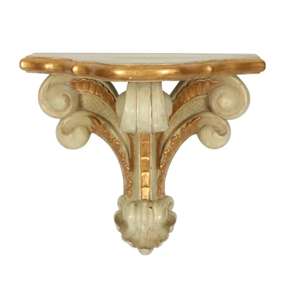Serge Roche Style Carved Wall Brackets - 2