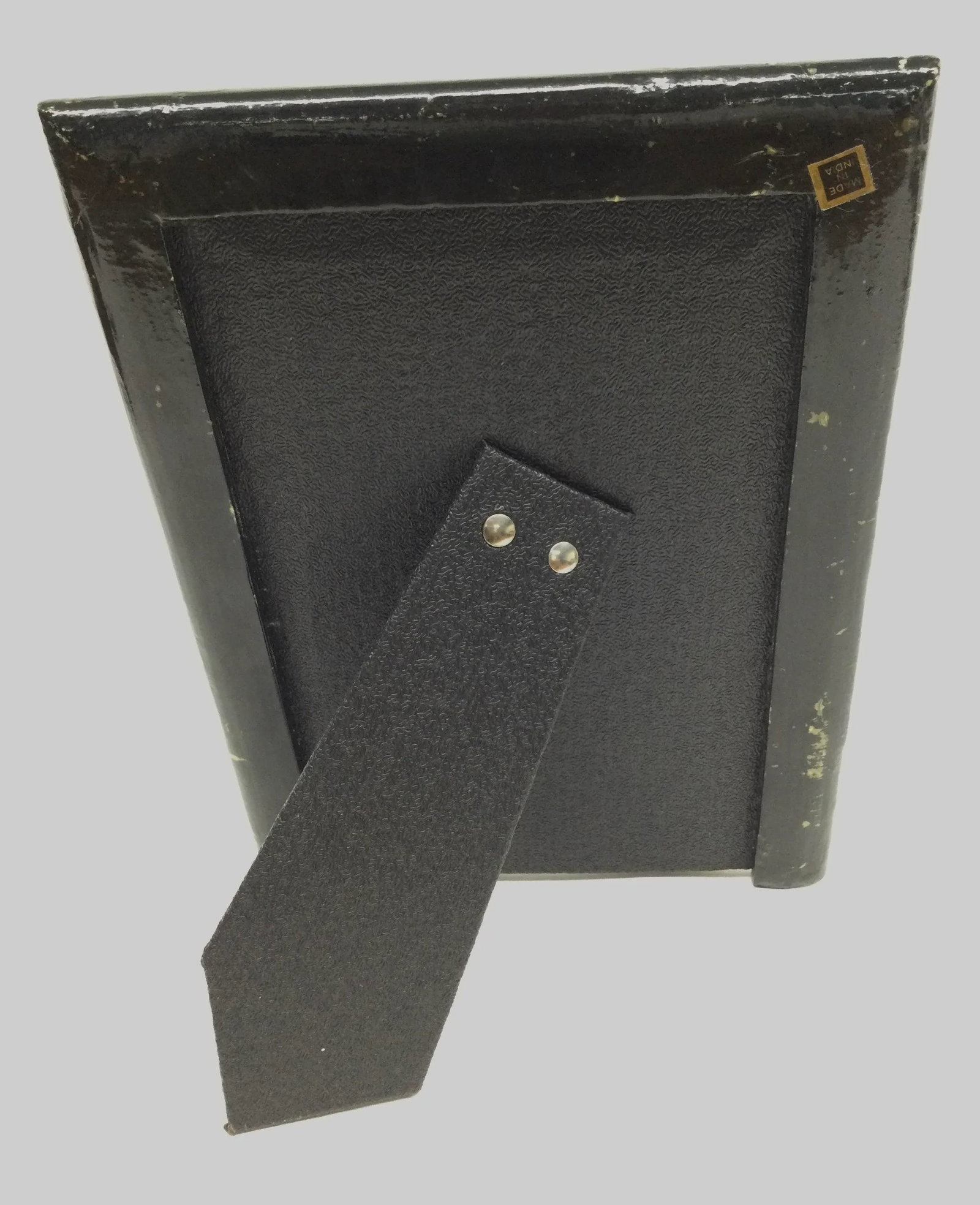 Vintage Kashmir Hand Rubbed Lacquered Photo Frame - 4