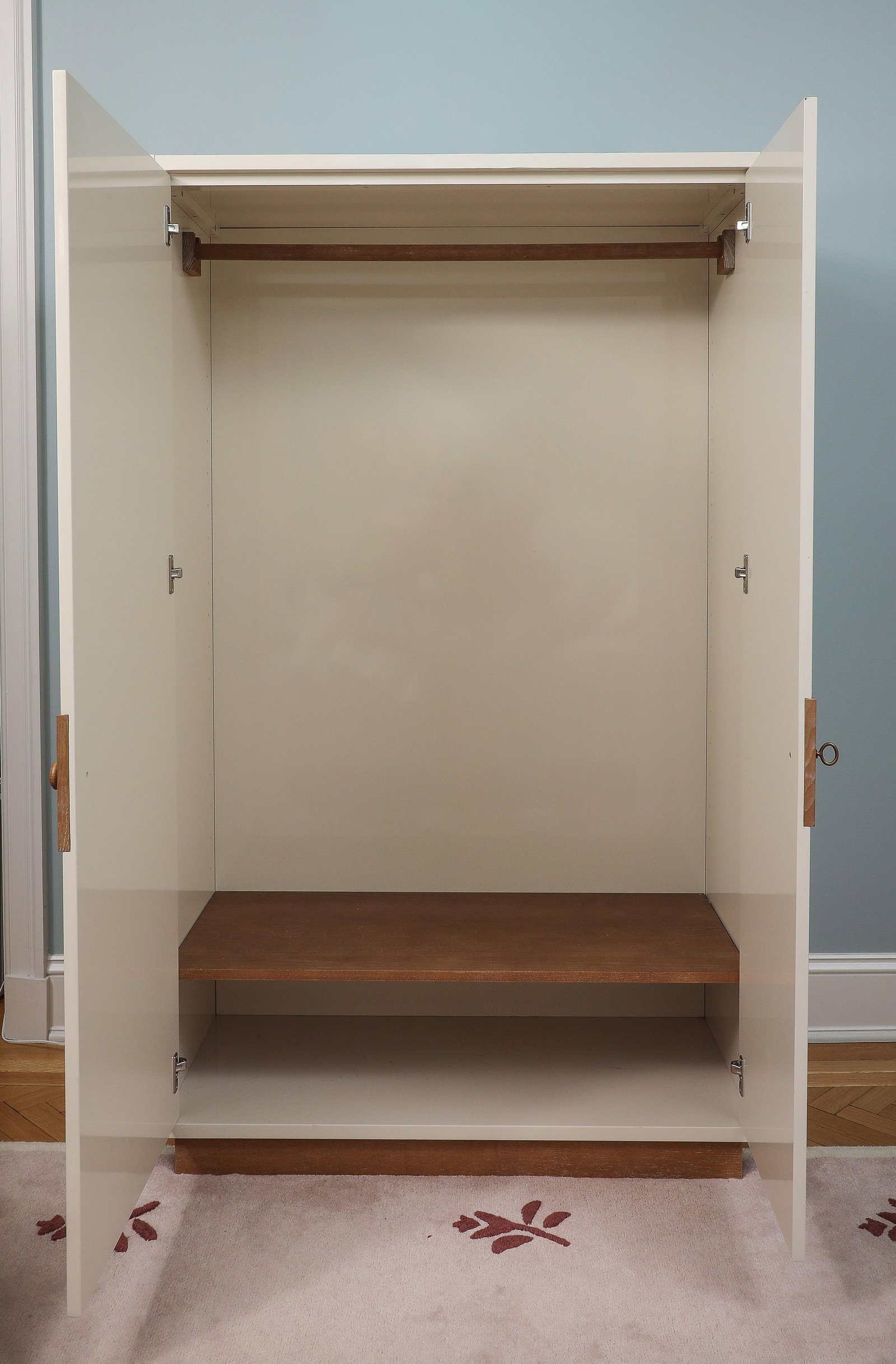 Memoire Ivory High-Gloss Lacquer Storage Armoire Cabinet by Jeremiah Brent - 2