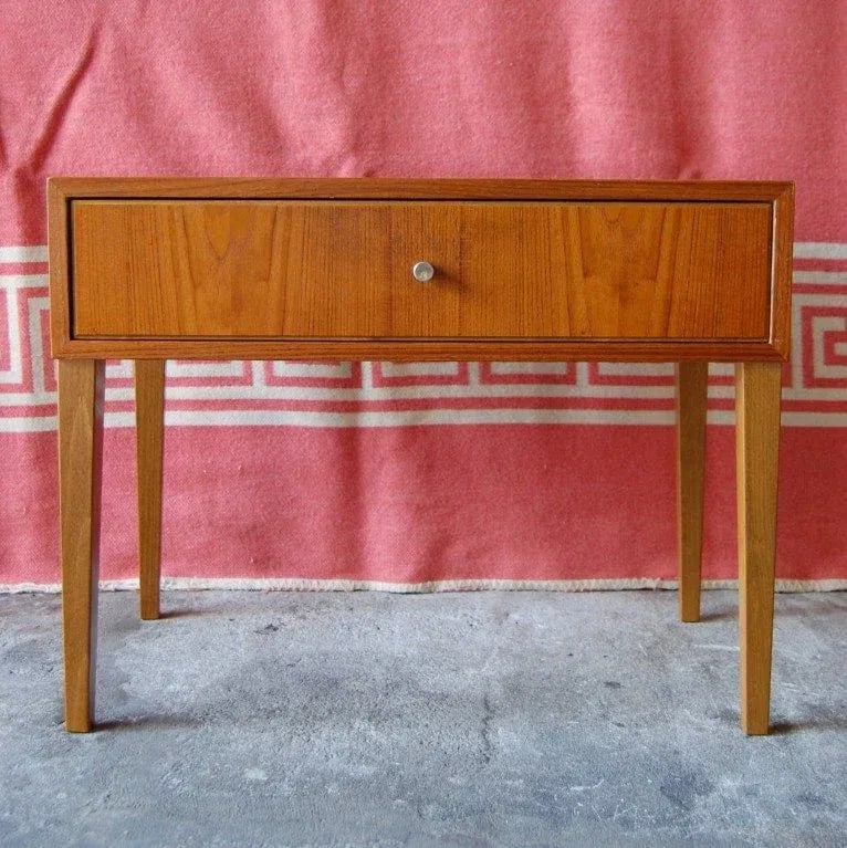 Vintage Swedish Mid-Century Small Teak Console or End Table - 2