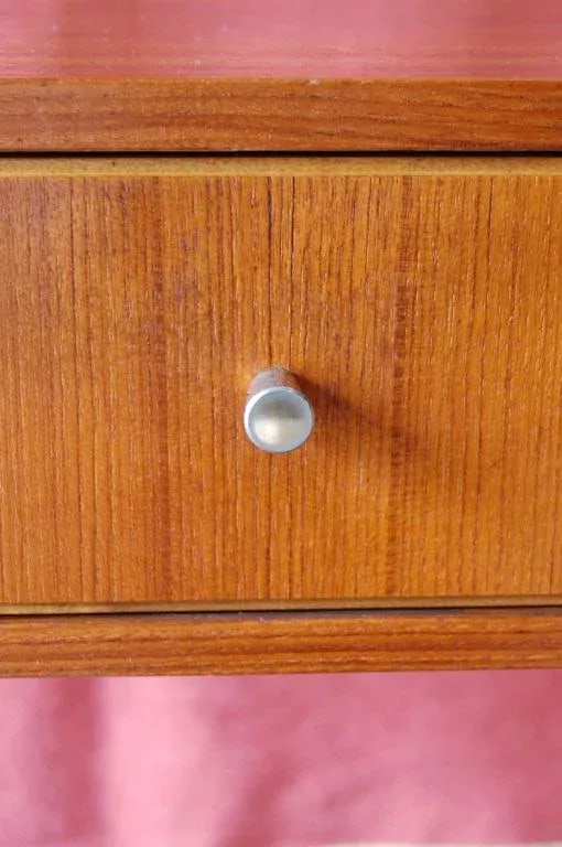 Vintage Swedish Mid-Century Small Teak Console or End Table - 3