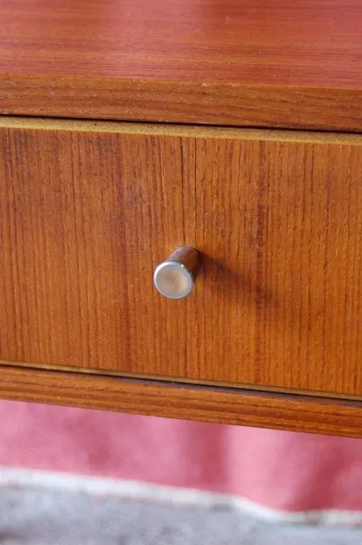 Vintage Swedish Mid-Century Small Teak Console or End Table - 4