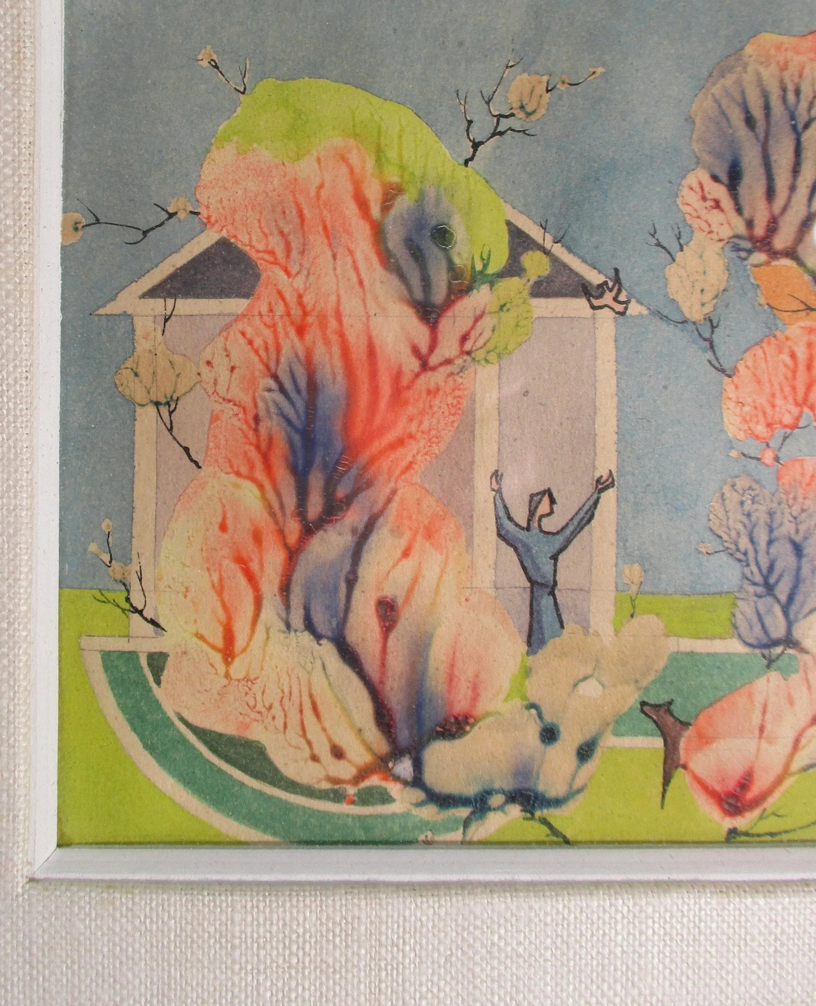 Fine Art Mono Print by d'Avila Circa 1950s' - 8