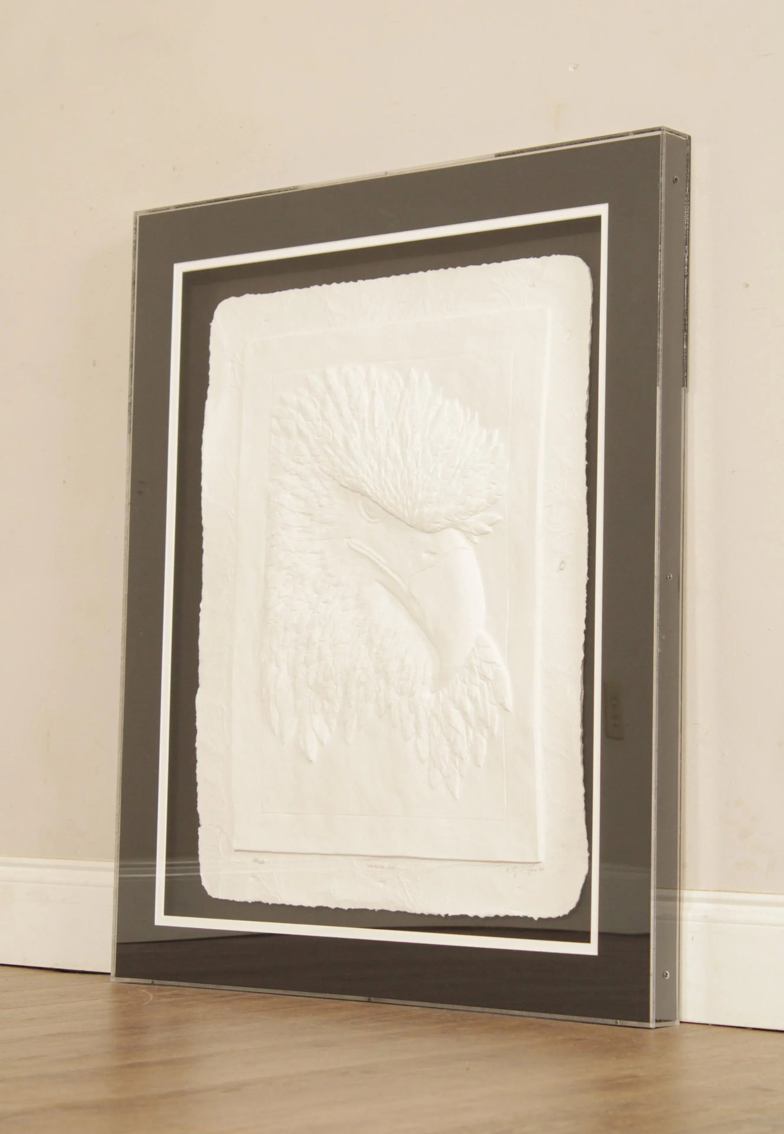 Roy Windfree 'Watchful Eye' Eagle Embossed Print - 3