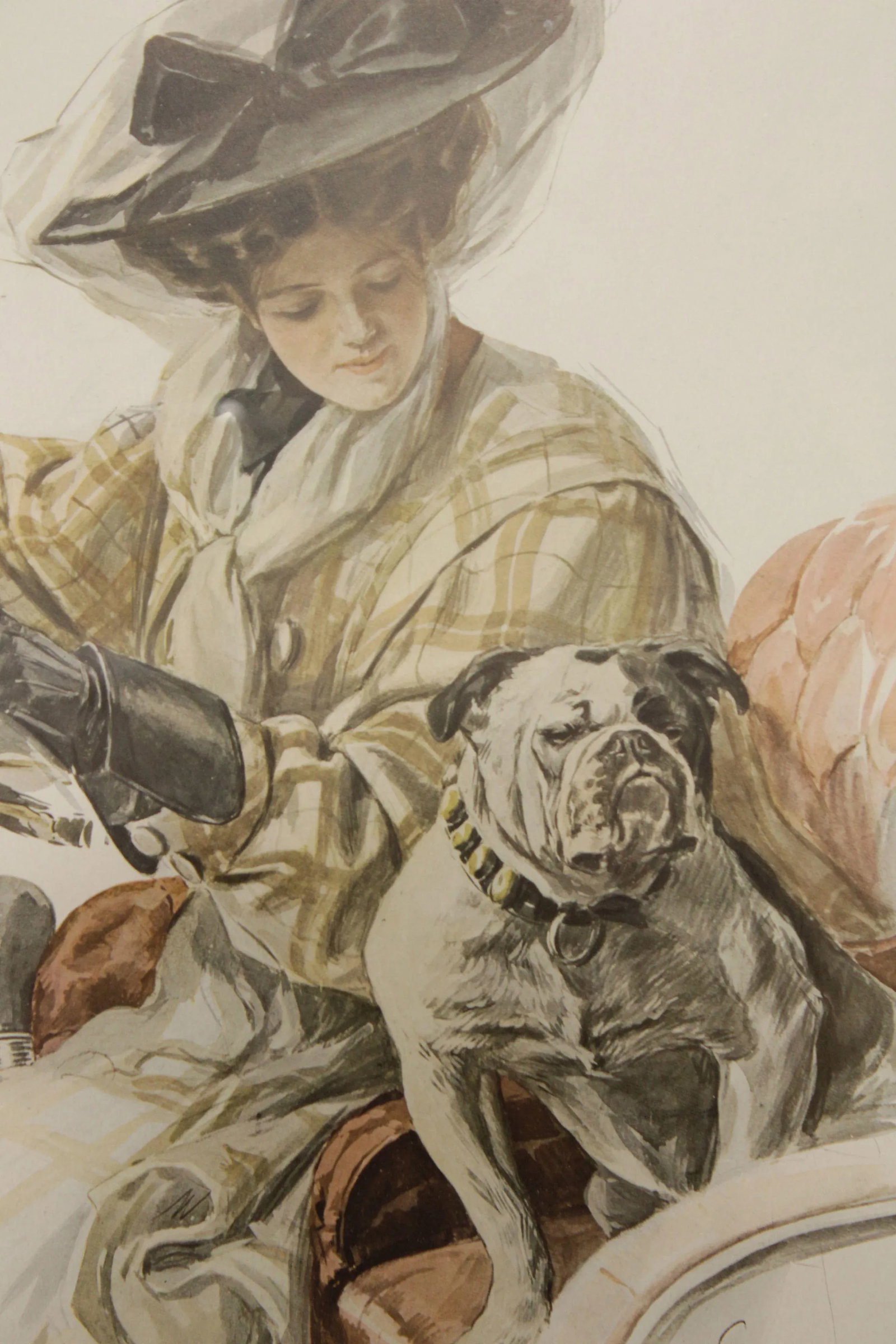 Harrison Fisher 'A Lucky Dog' Illustration Art Print - 5