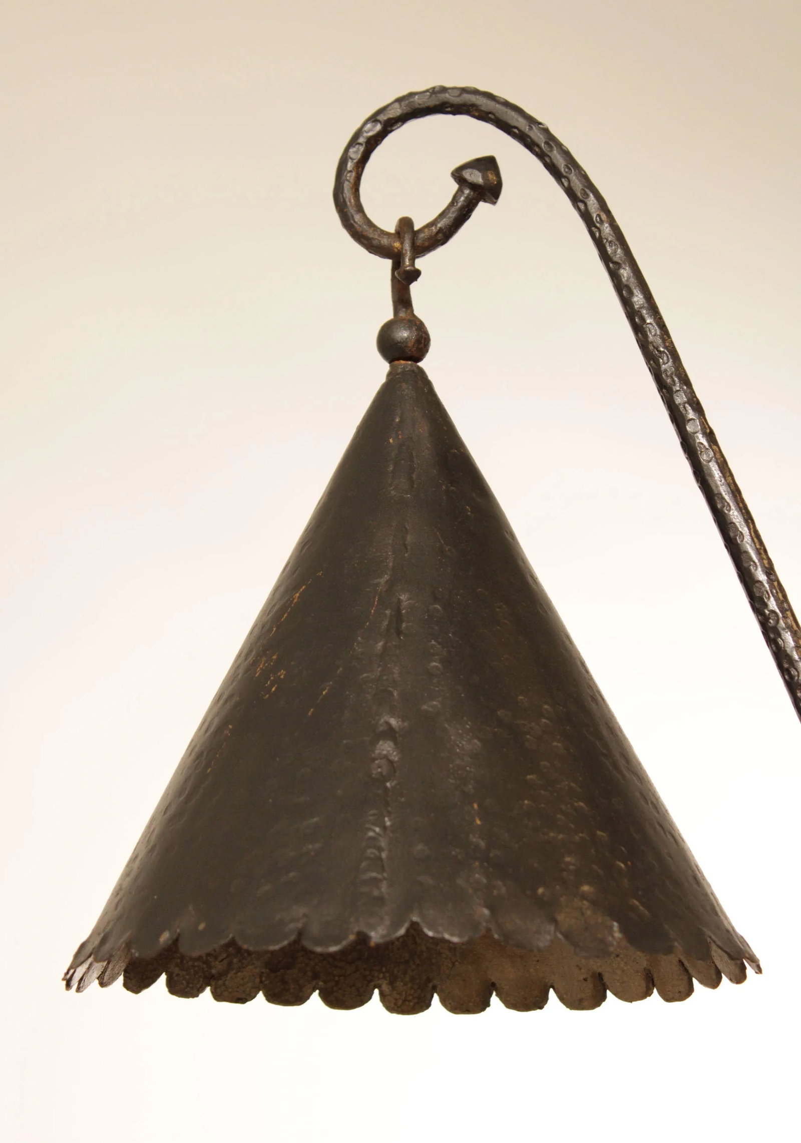 Vintage Hand Forged Wrought Iron Candle Stand - 6