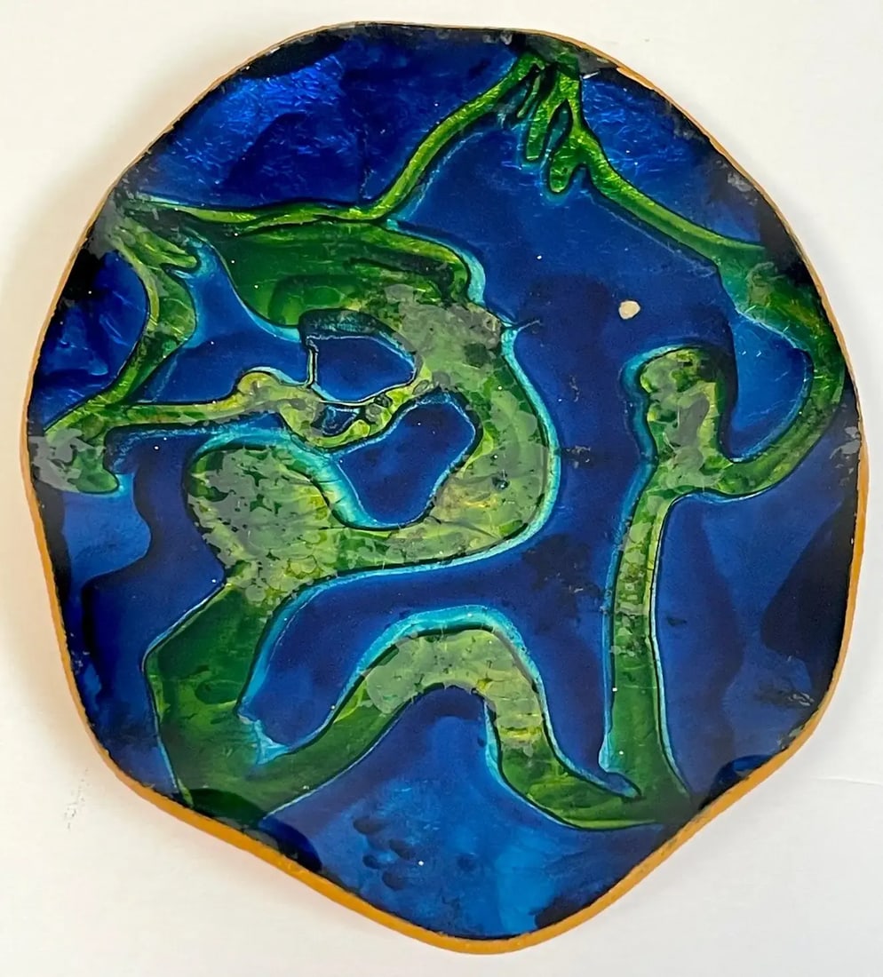 Mid 20th Century Italian Mid- Century Diminutive Murano Asymmetrical Glass Vide-Poche - 6