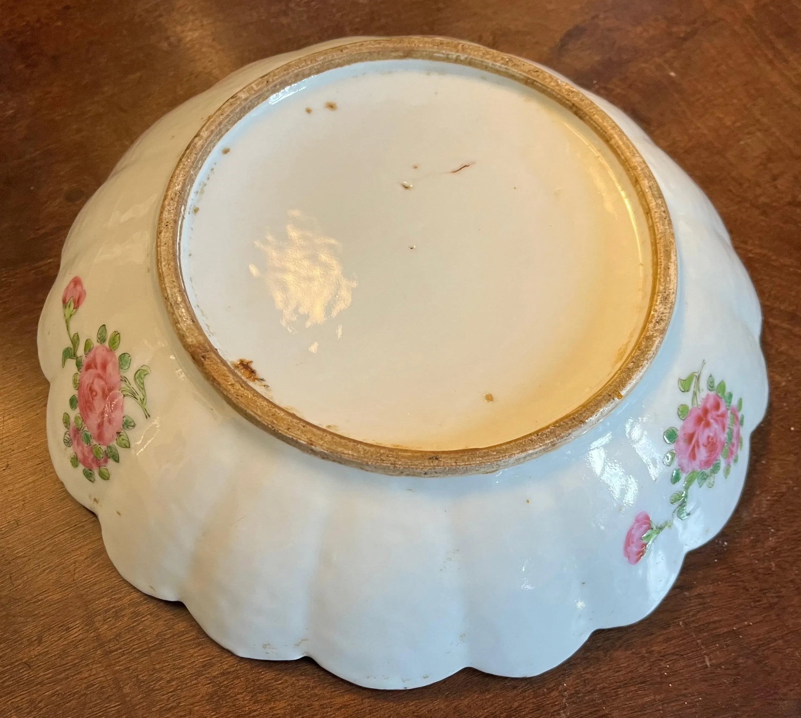 Antique 19th Century Chinese Rose Canton Medallion Porcelain Round Serving Dish - 10