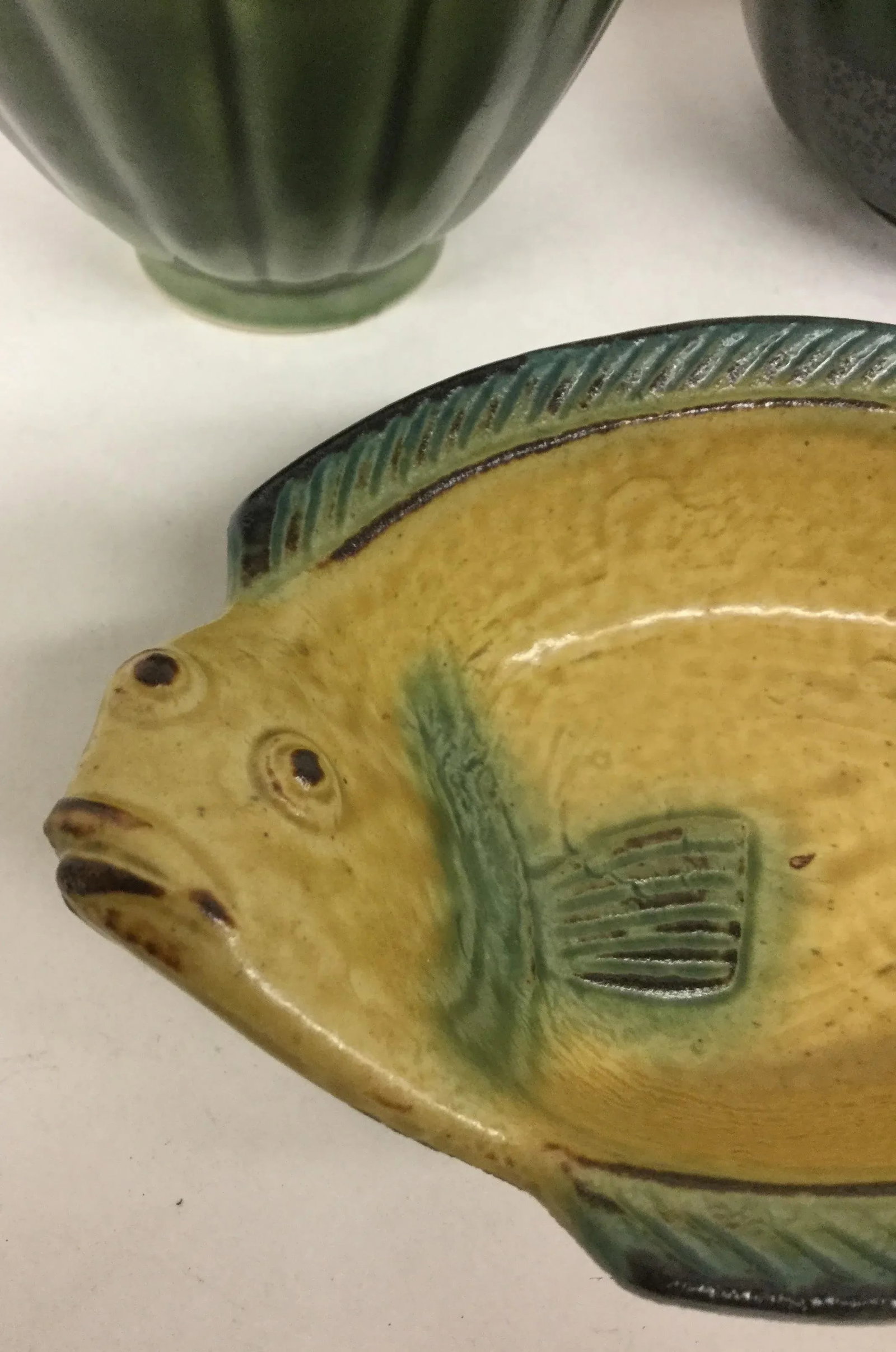 Vintage Magnolia Green Japanese Bowls - Set of 3 - 3