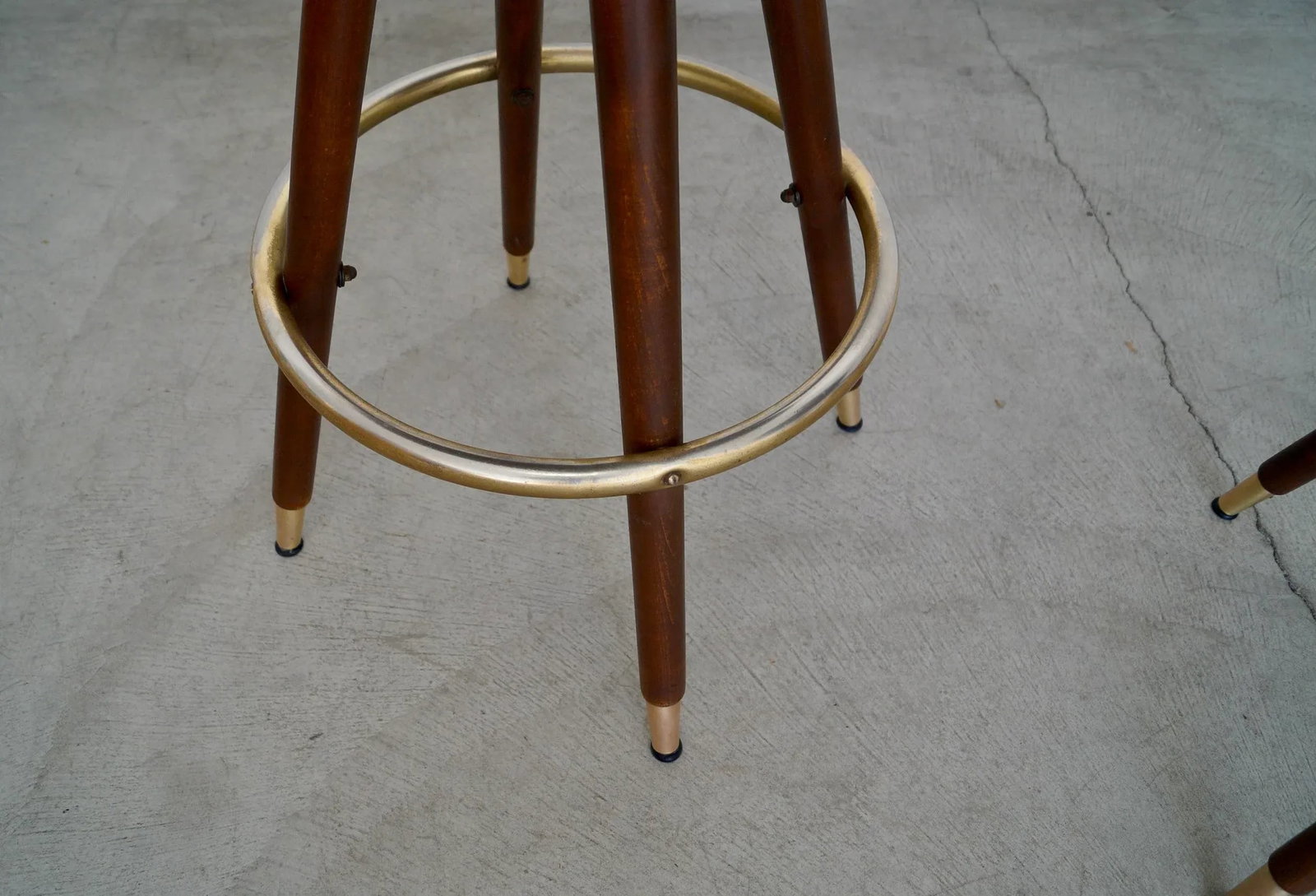 Mid-Century Modern Bar Stools - a Pair - 12