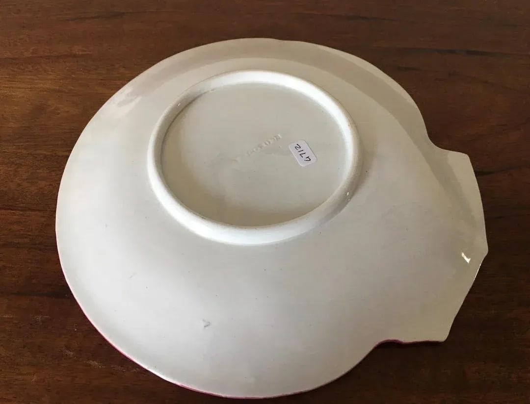 Antique 19th Century Wedgwood Pink Nautilus Pearlware Scallop Shell Dessert Dish - 8