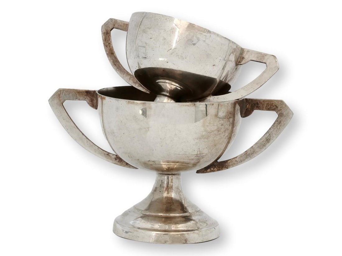 1968 Mini Equestrian Children's Trophies, a Pair - 2