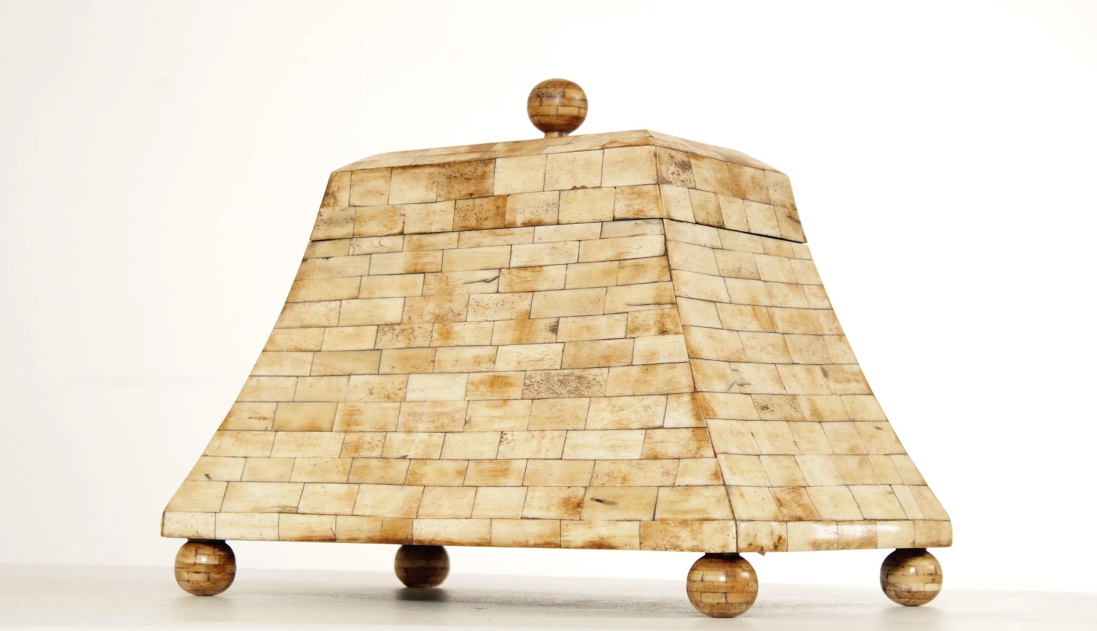 Ronita Smith Bone Inlaid Indian Jewelry Box - 2