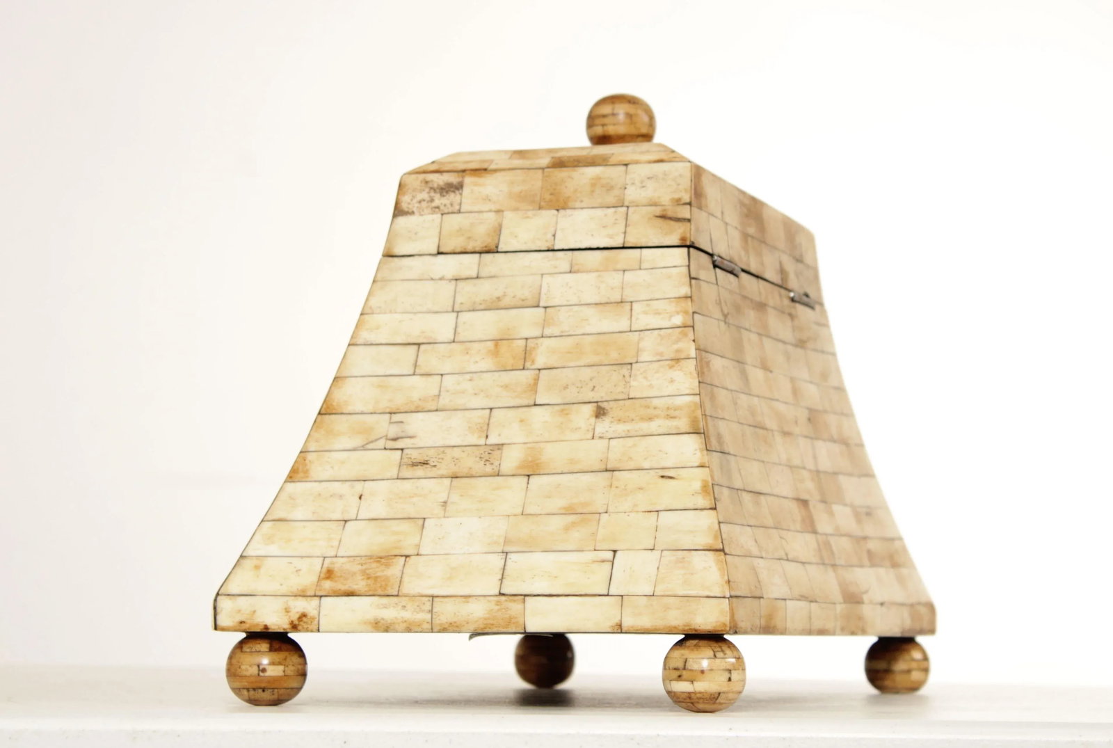 Ronita Smith Bone Inlaid Indian Jewelry Box - 4