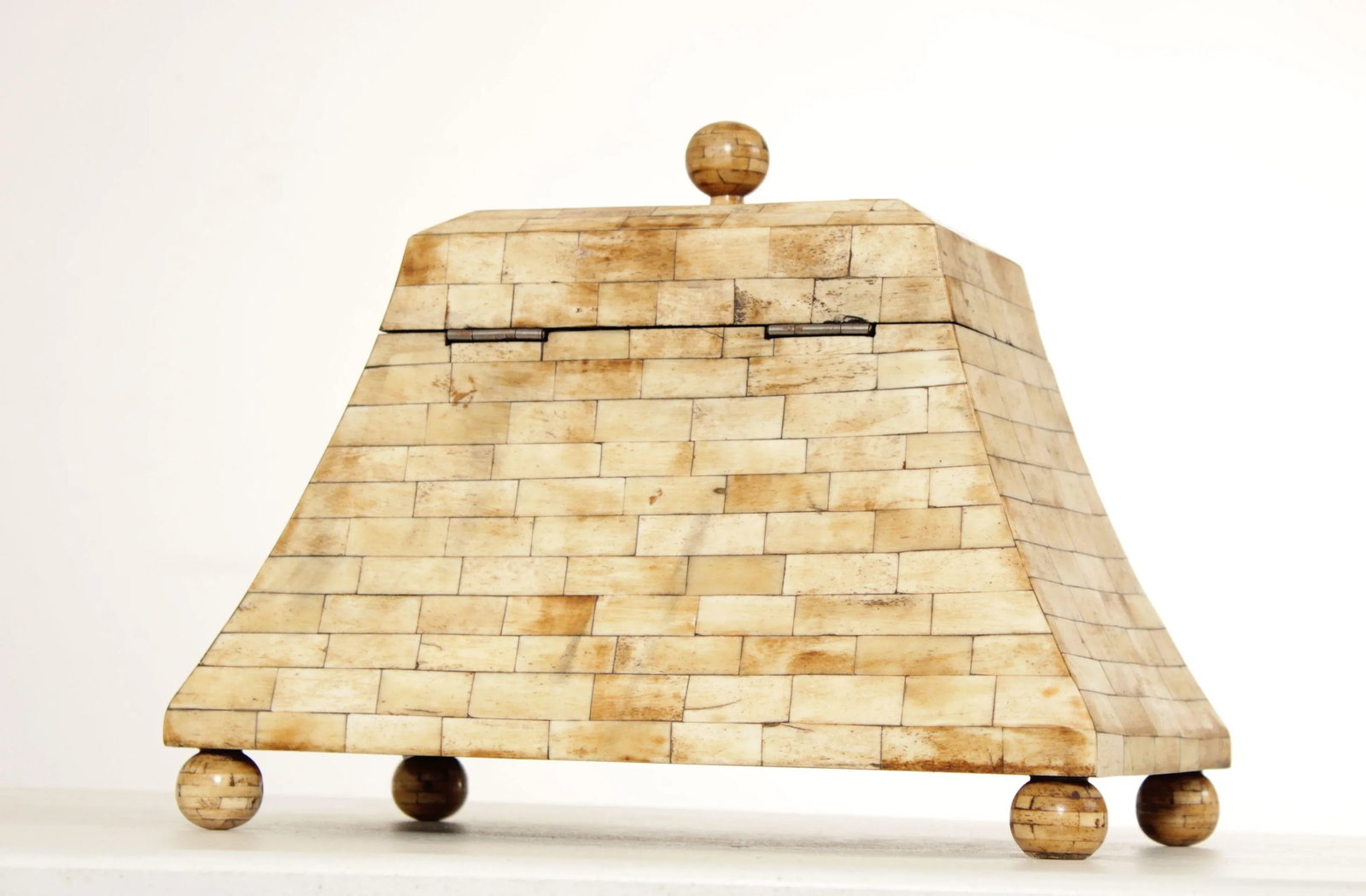Ronita Smith Bone Inlaid Indian Jewelry Box - 5